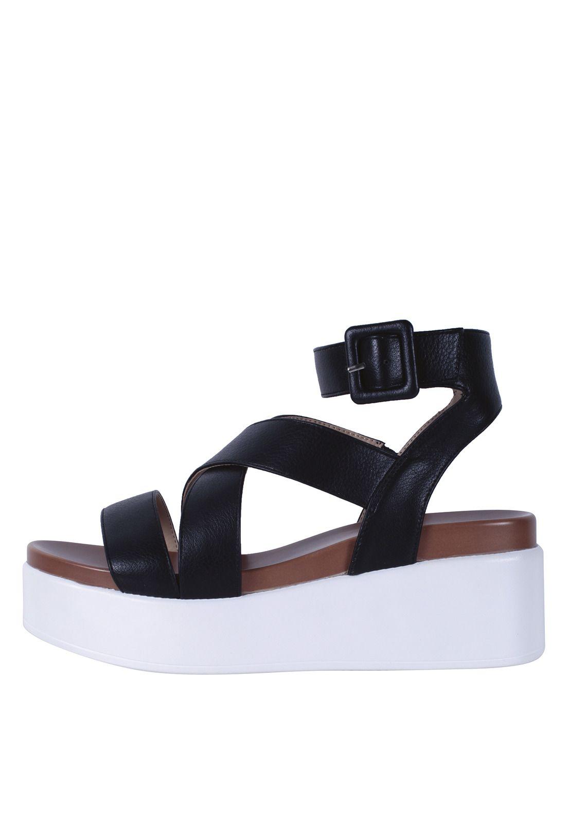 Sandalia Taco Plataforma Mujer Fagus 4ss10223-1