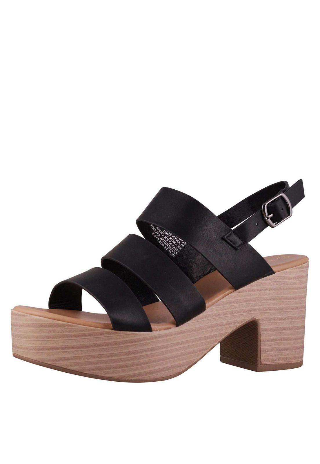 Sandalia Casual Taco Medio 4Ss5621-6