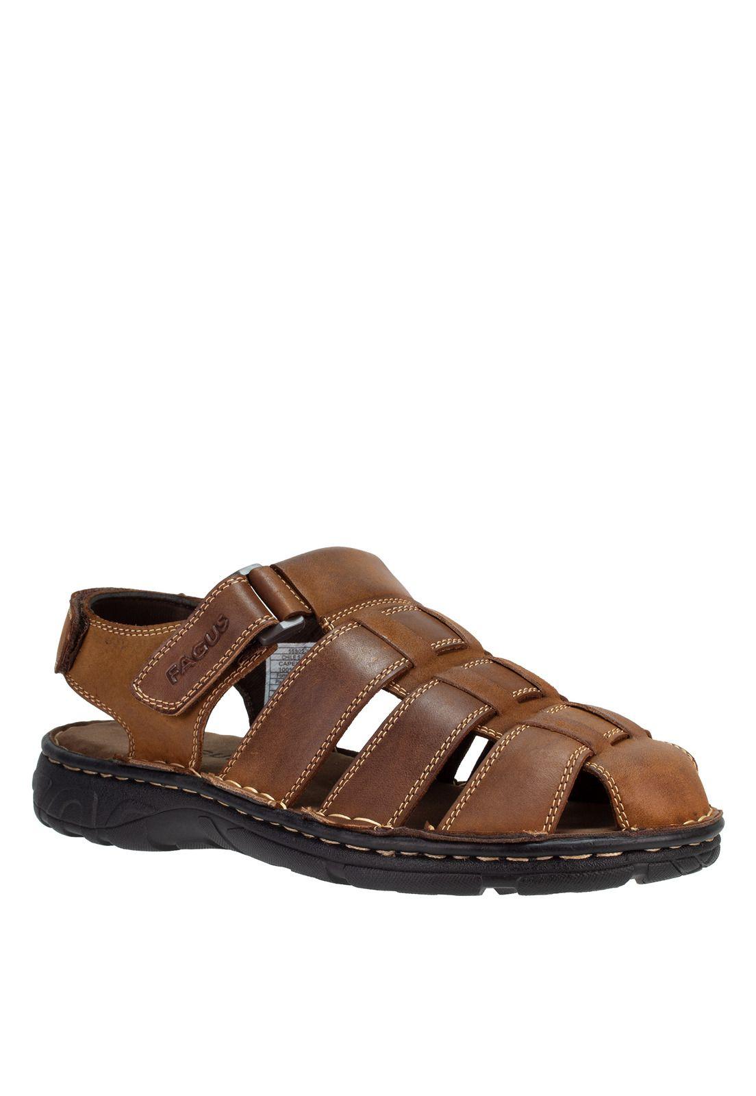 Sandalia Hombre Cuero Fagus 5Ss0524-1