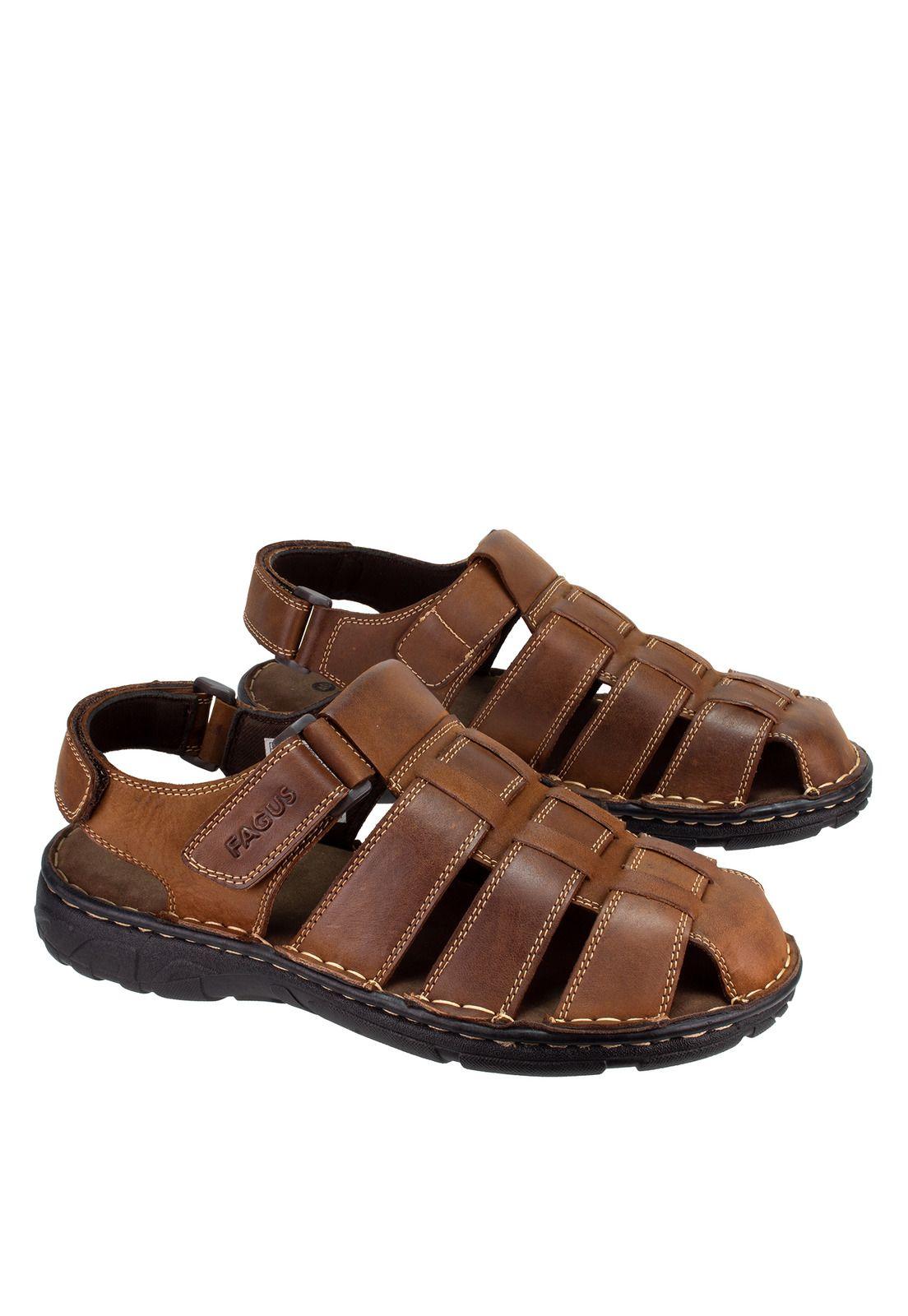 Sandalia Hombre Cuero Fagus 5Ss0524-7
