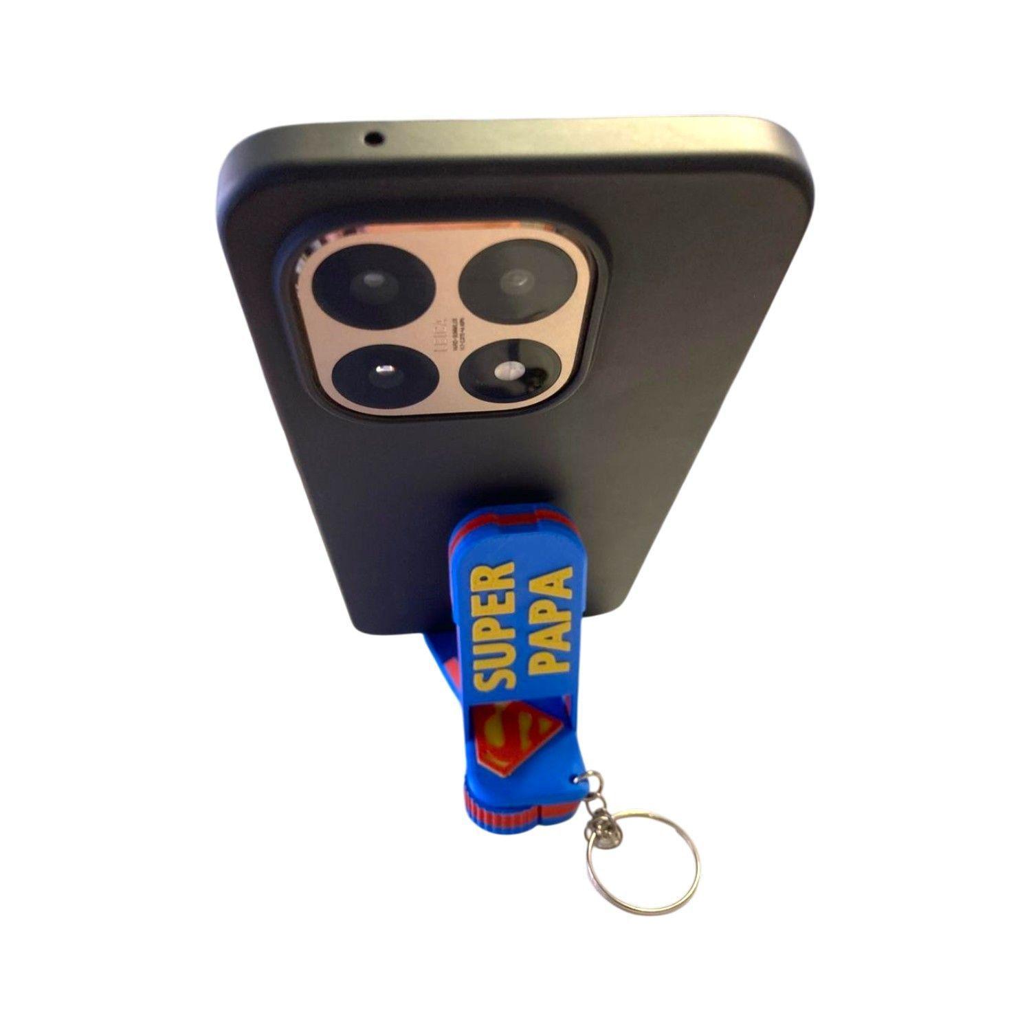 Llavero Soporte de Celular Super Papá Regalo Día del Padre-3