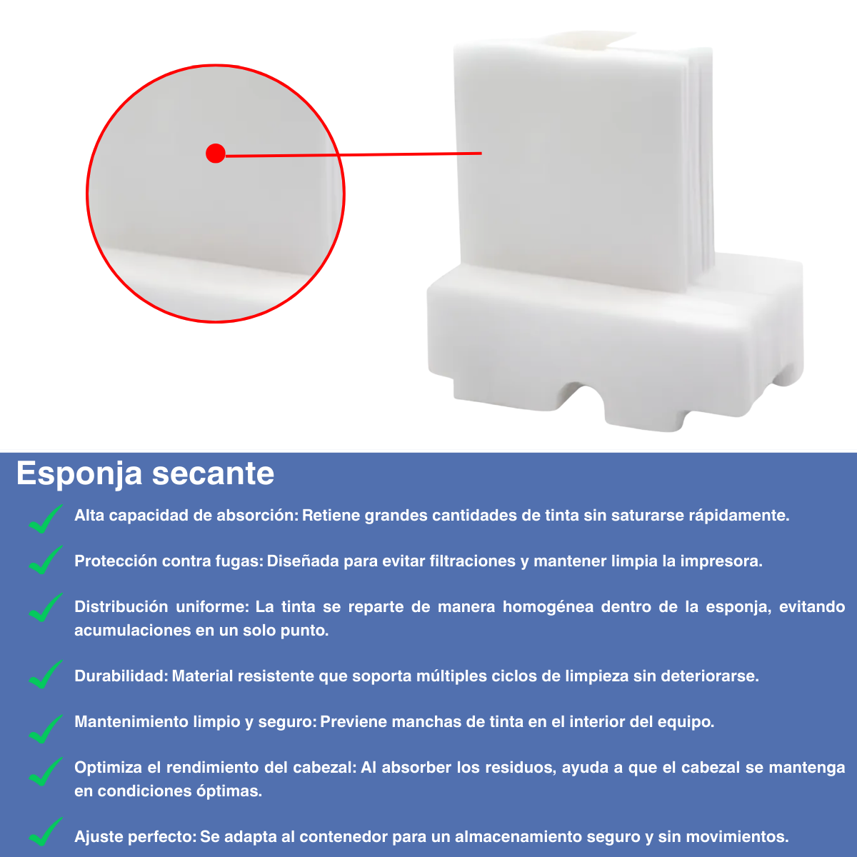 5 Set De Almohadillas Impresora Epson L4150 L4160-4