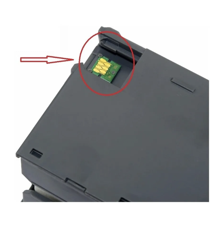 10 Chips T6716 De Caja Mantenimiento Tinta Residual Epson-2