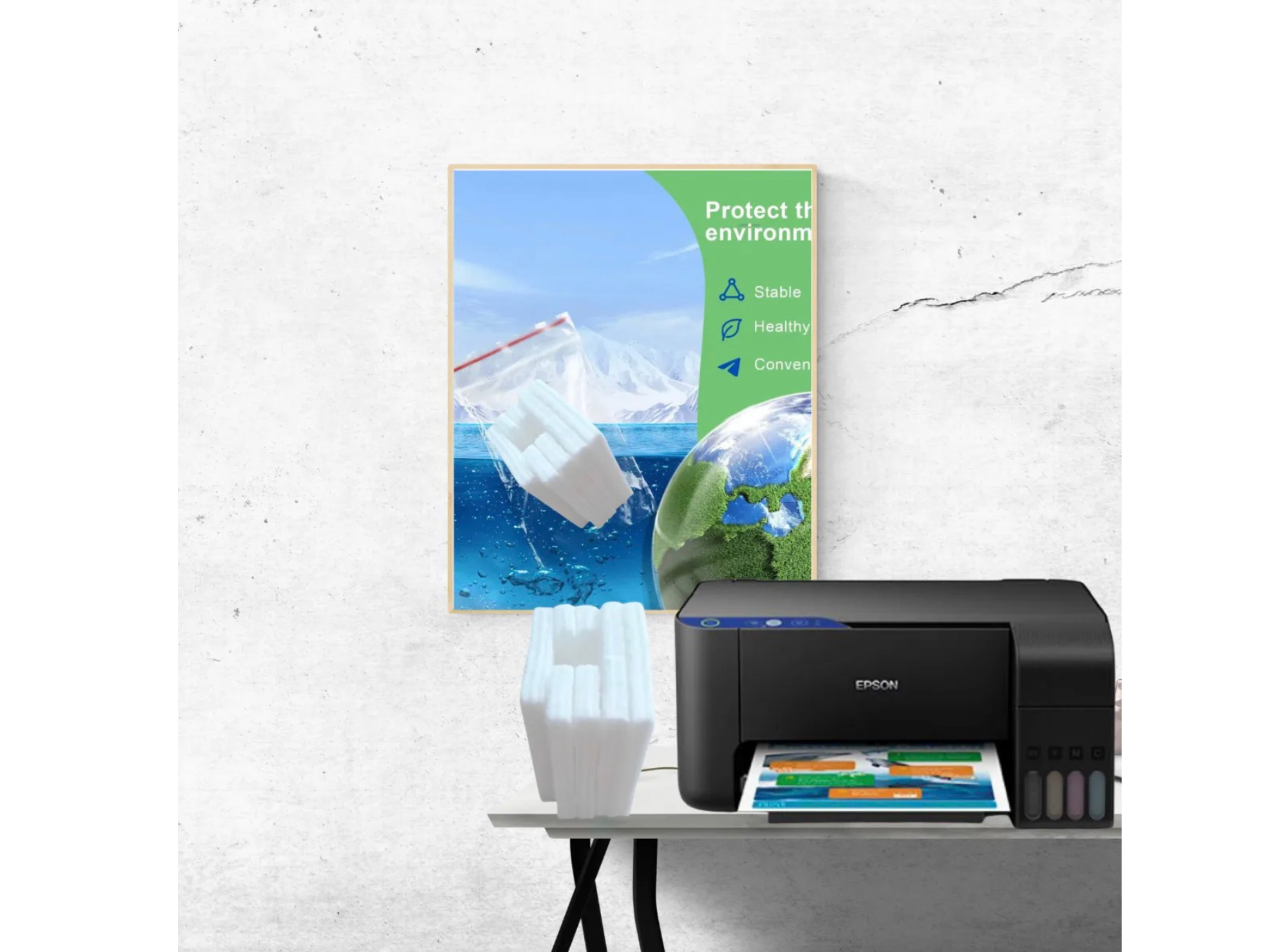 Almohadillas Para Impresora Epson L3110 L3150 L1110-7