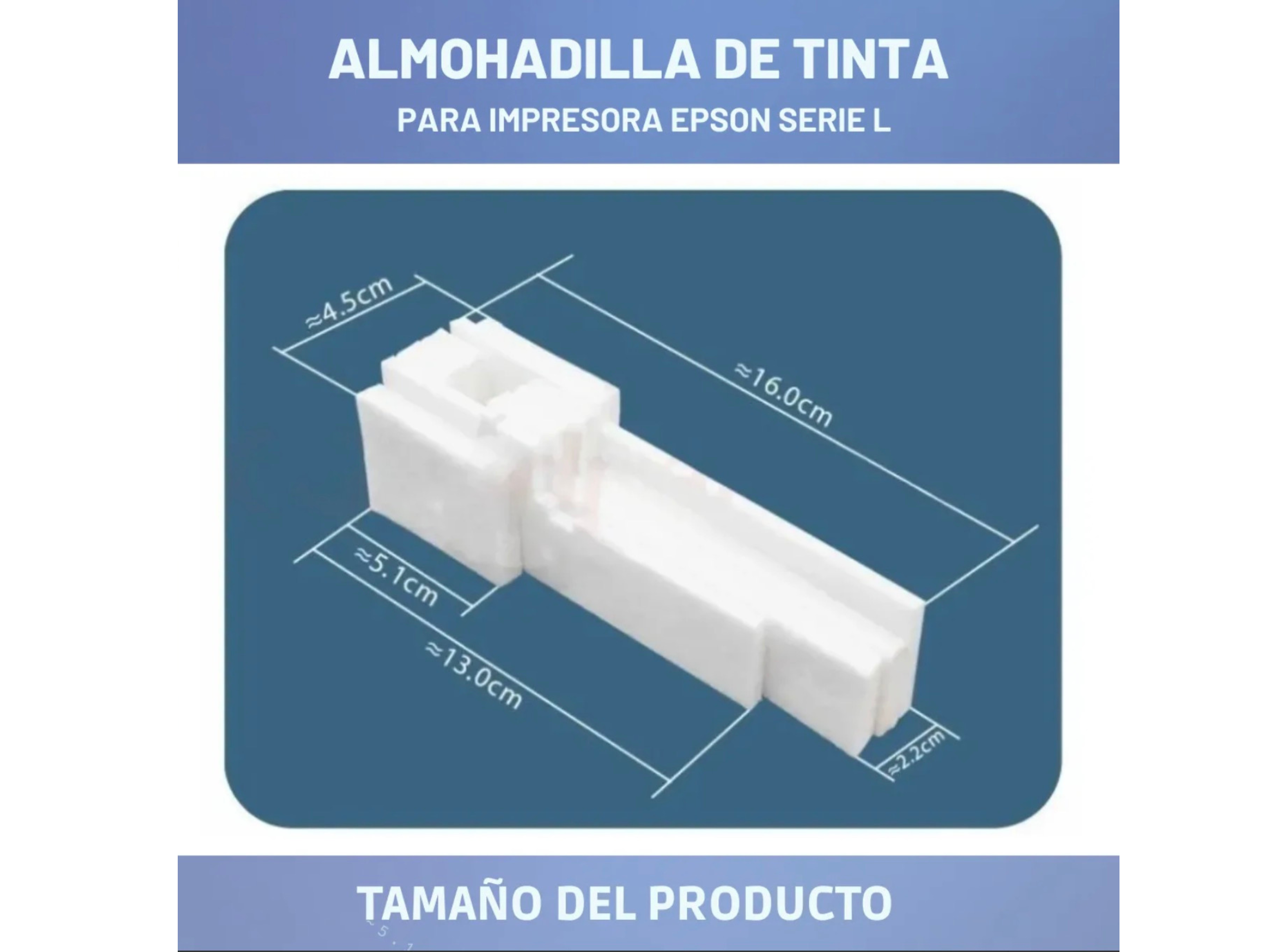 5 Set De Almohadillas Impresoras Epson L220 L395 L365 Xp405-6