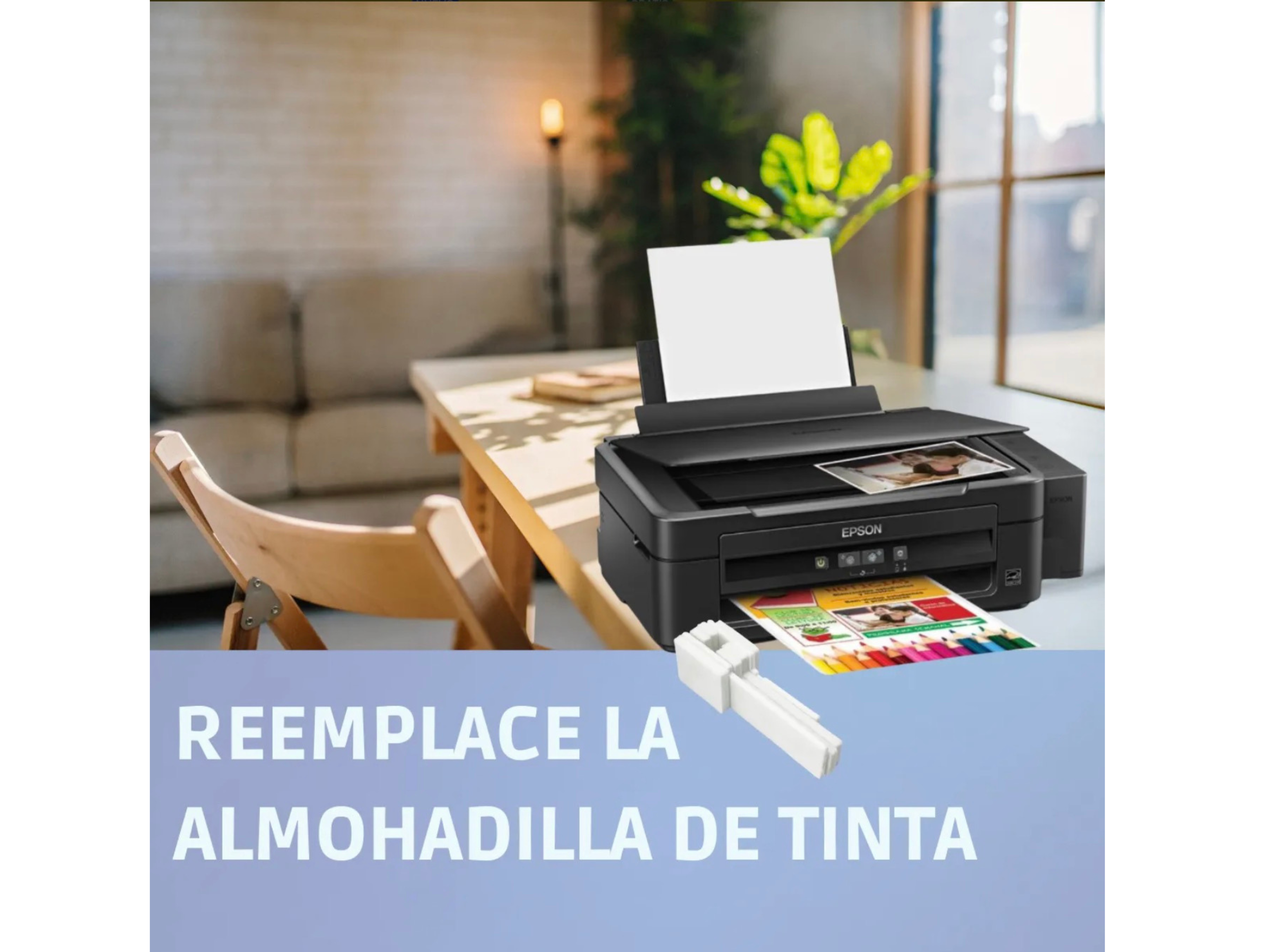 5 Set De Almohadillas Impresoras Epson L220 L395 L365 Xp405-7