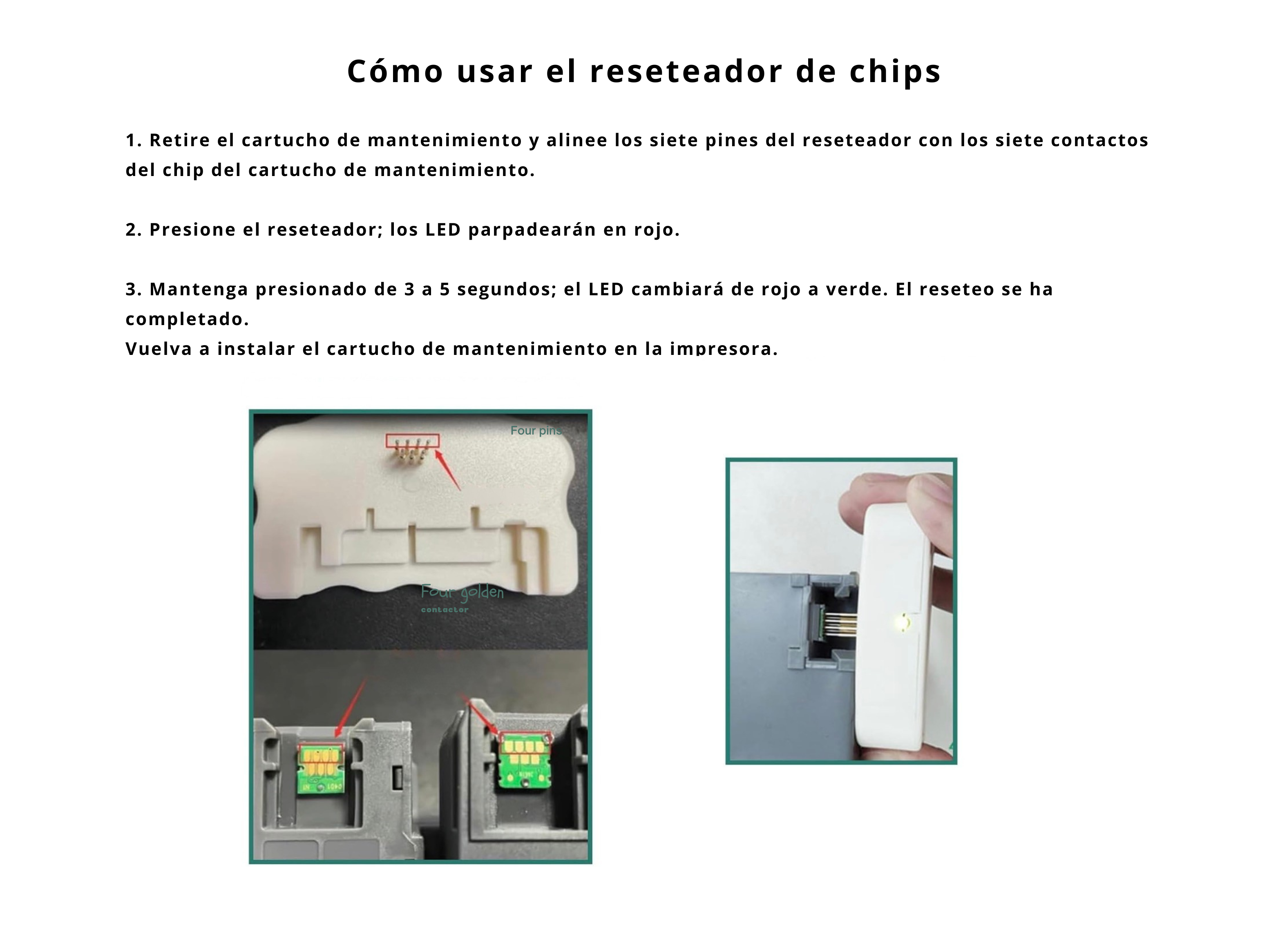 Reiniciador De Chip Caja Mantenimiento Epson T6716 T04d1-2