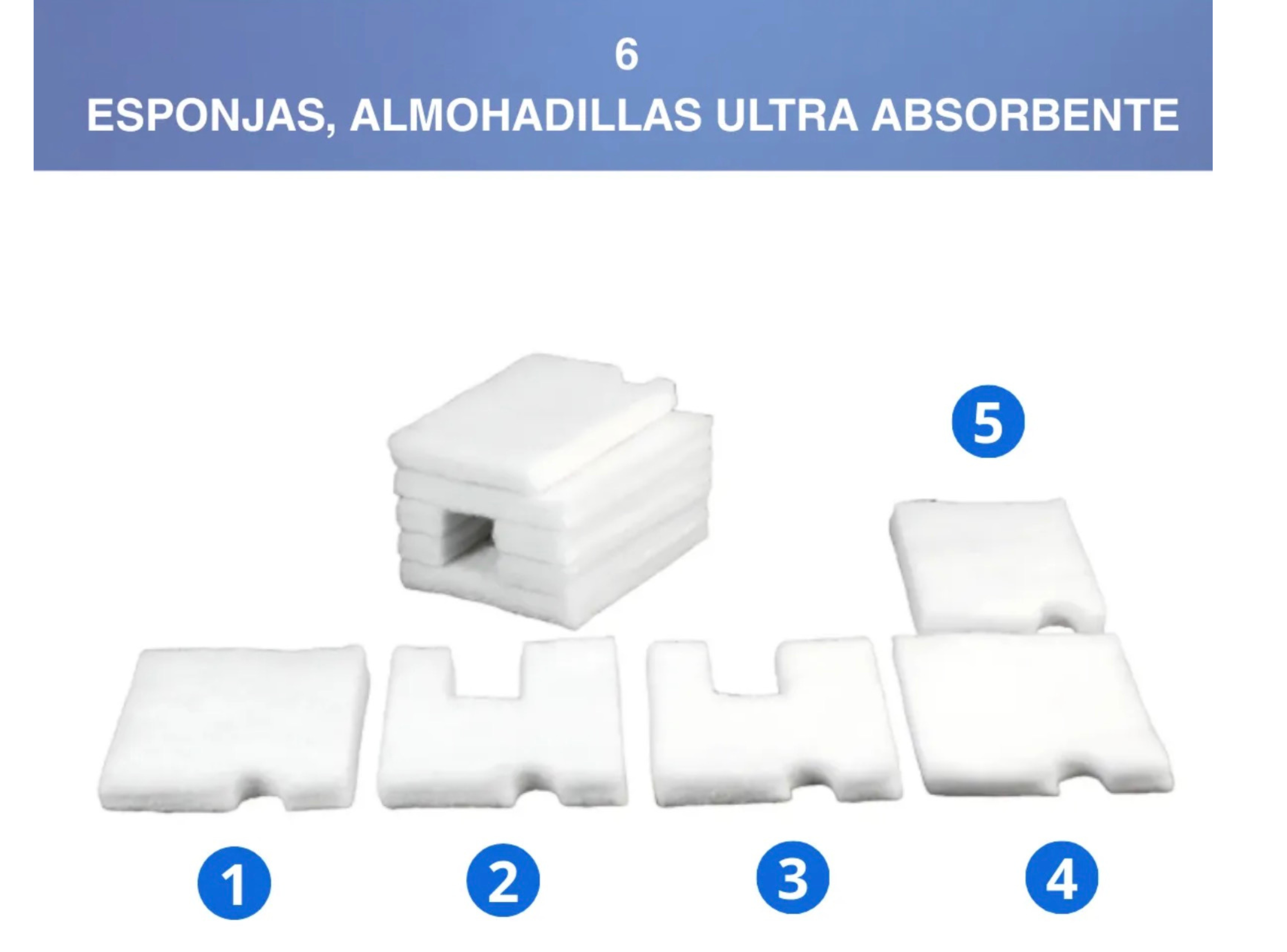10 Set D Almohadillas Para Impresora Epson L3110 L3150 L1110-2