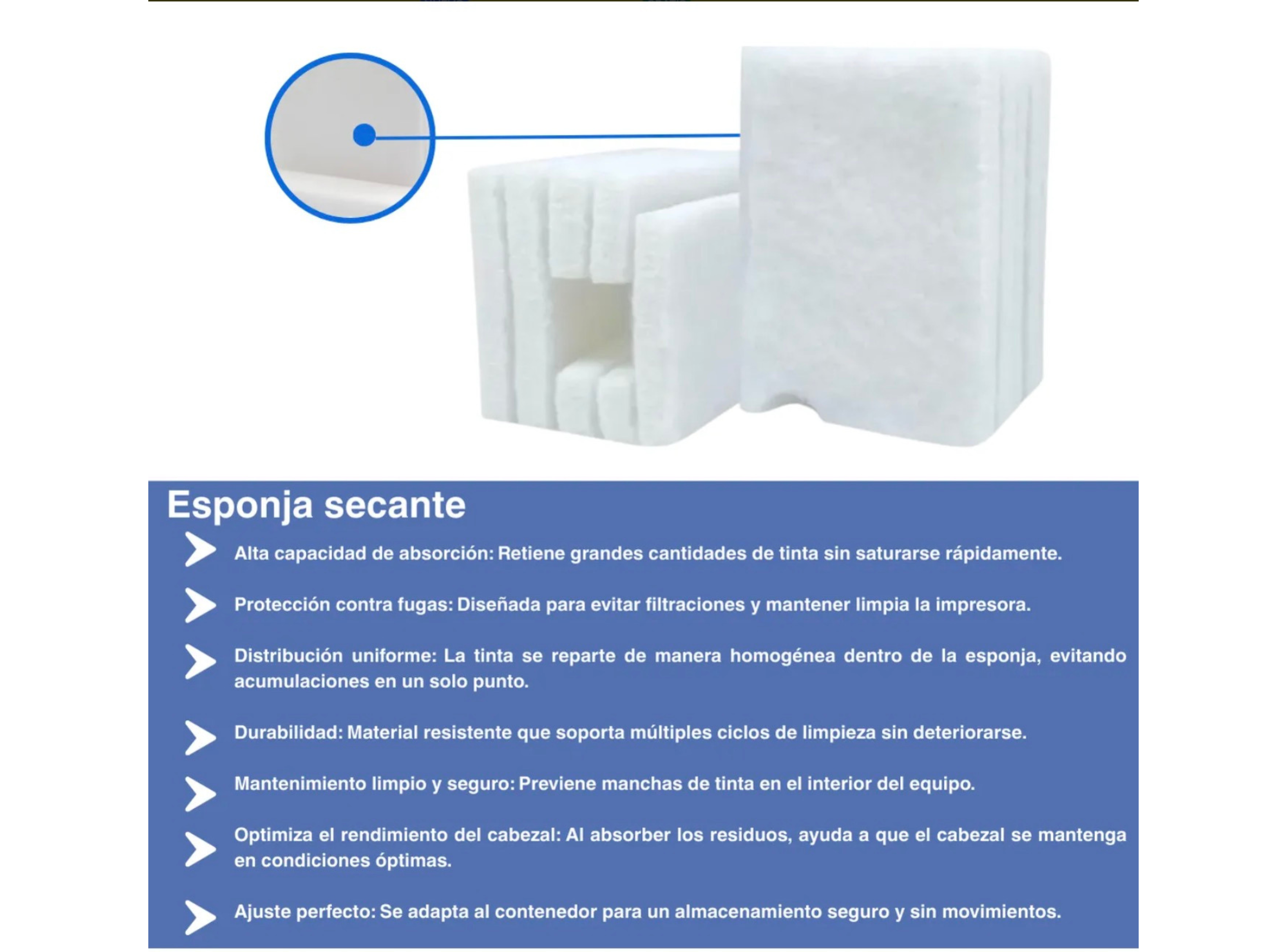 10 Set D Almohadillas Para Impresora Epson L3110 L3150 L1110-5