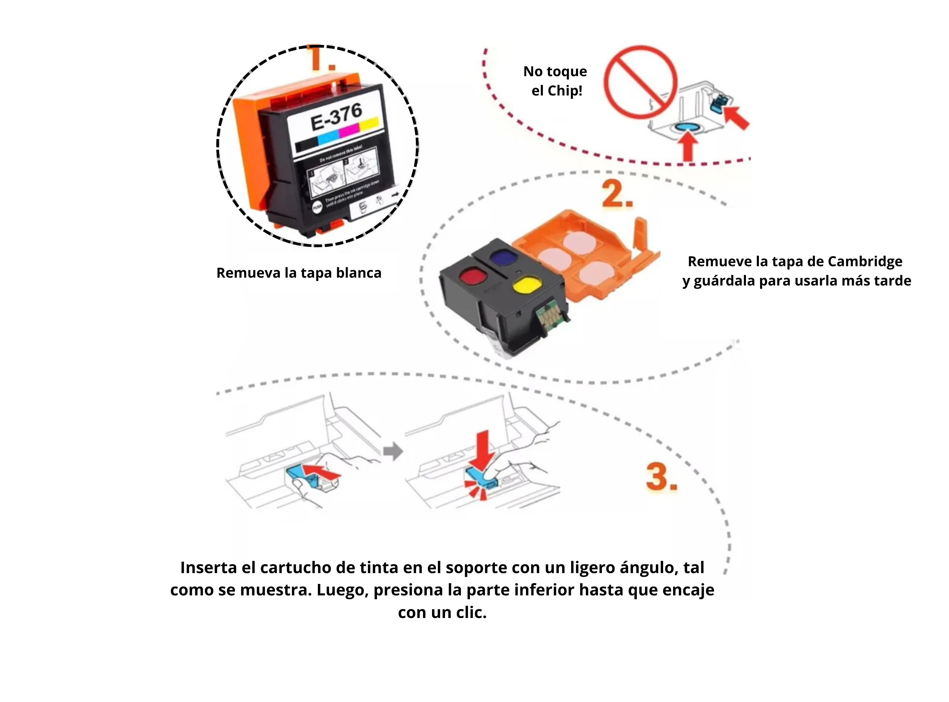 Cartucho De Tinta Epson Picturemate Pm-525 E-376 (t-376)-3