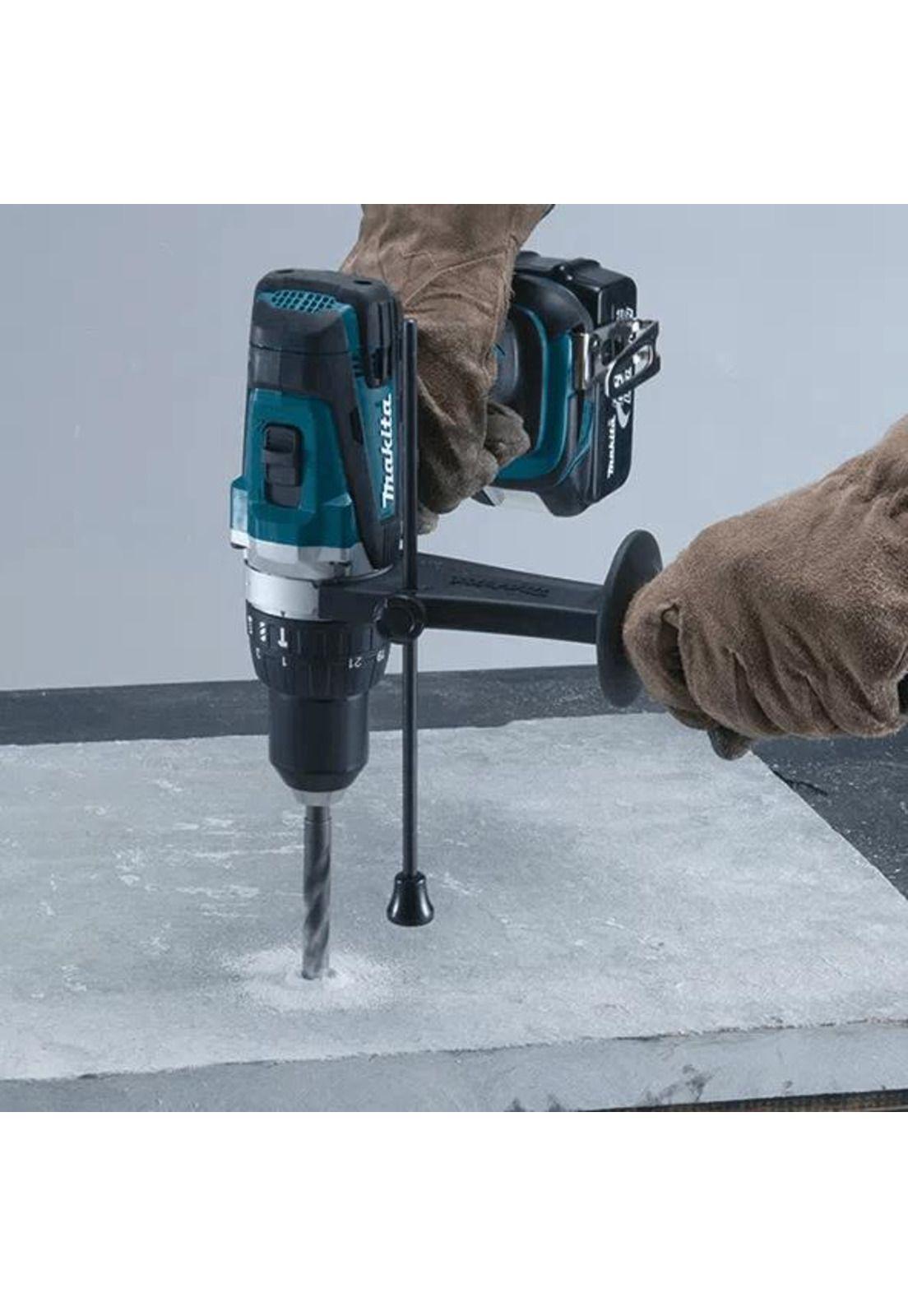 Taladro Atornillador Percutor DHP458RFE 18V+2 Bat 3Ah Makita-5