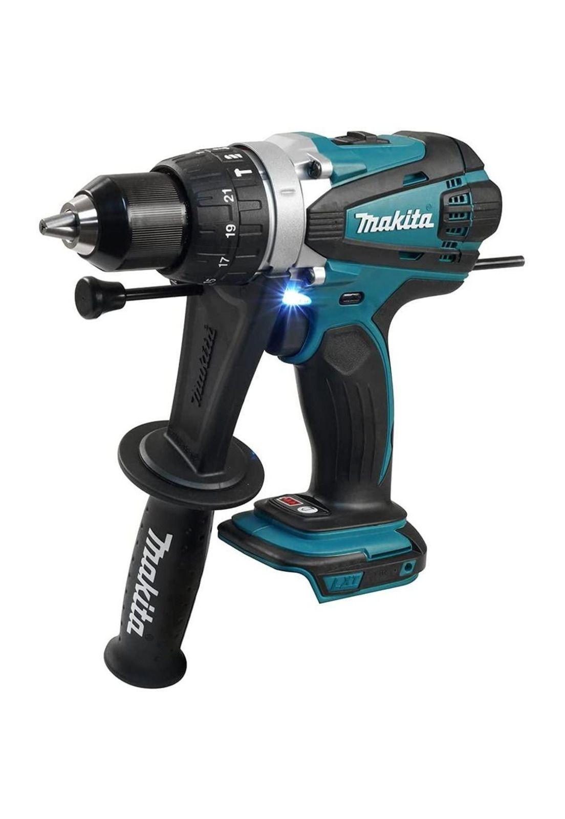 Taladro Atorn. Perc. Inal. 18V DHP458Z Sin Batería Makita-1