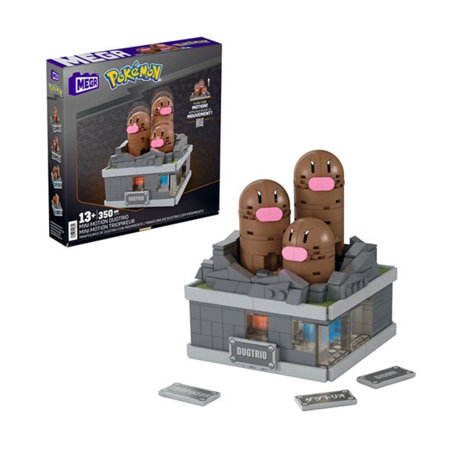 Set MEGA Pokémon Dugtrio Mini Motion 350 Piezas-1