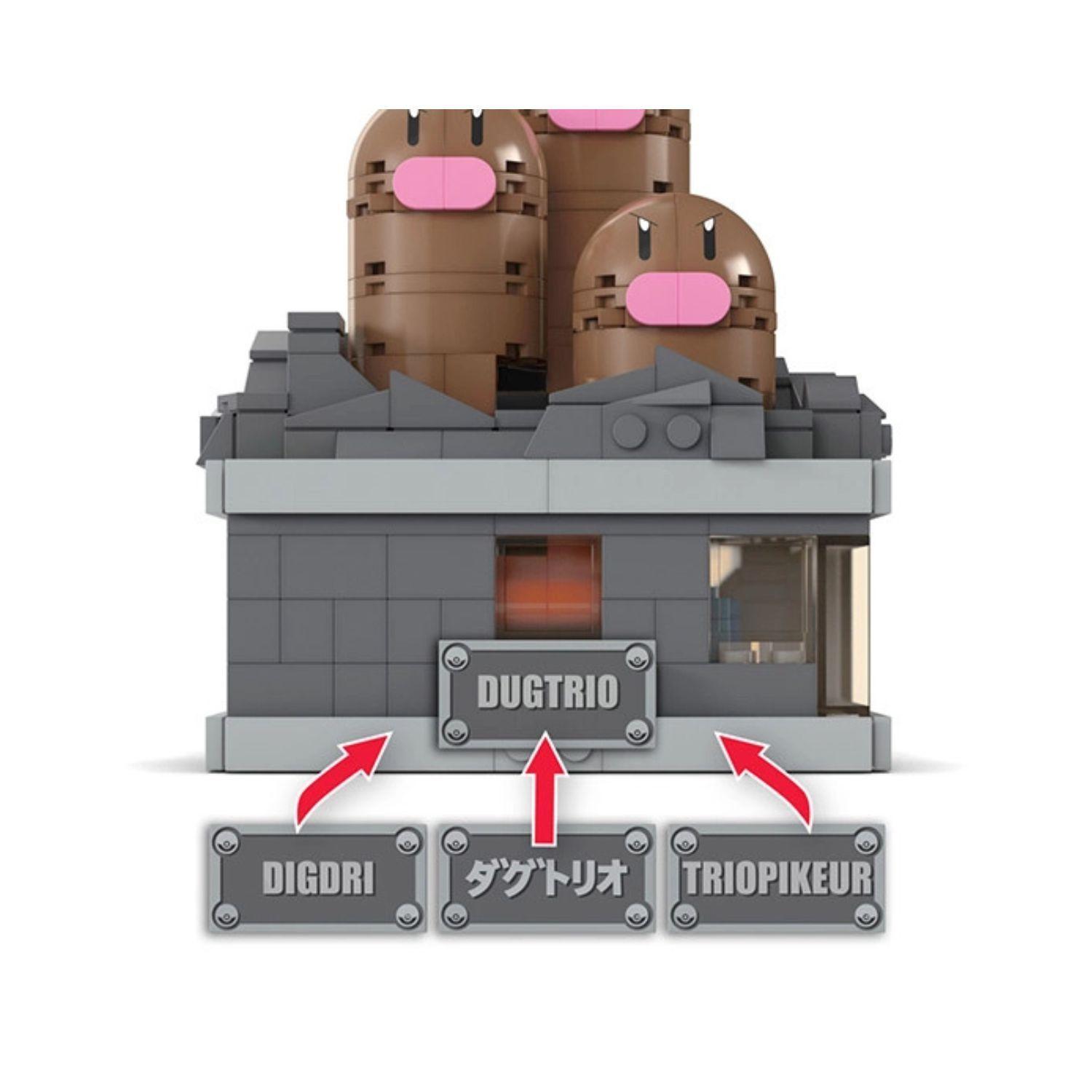 Set MEGA Pokémon Dugtrio Mini Motion 350 Piezas-2