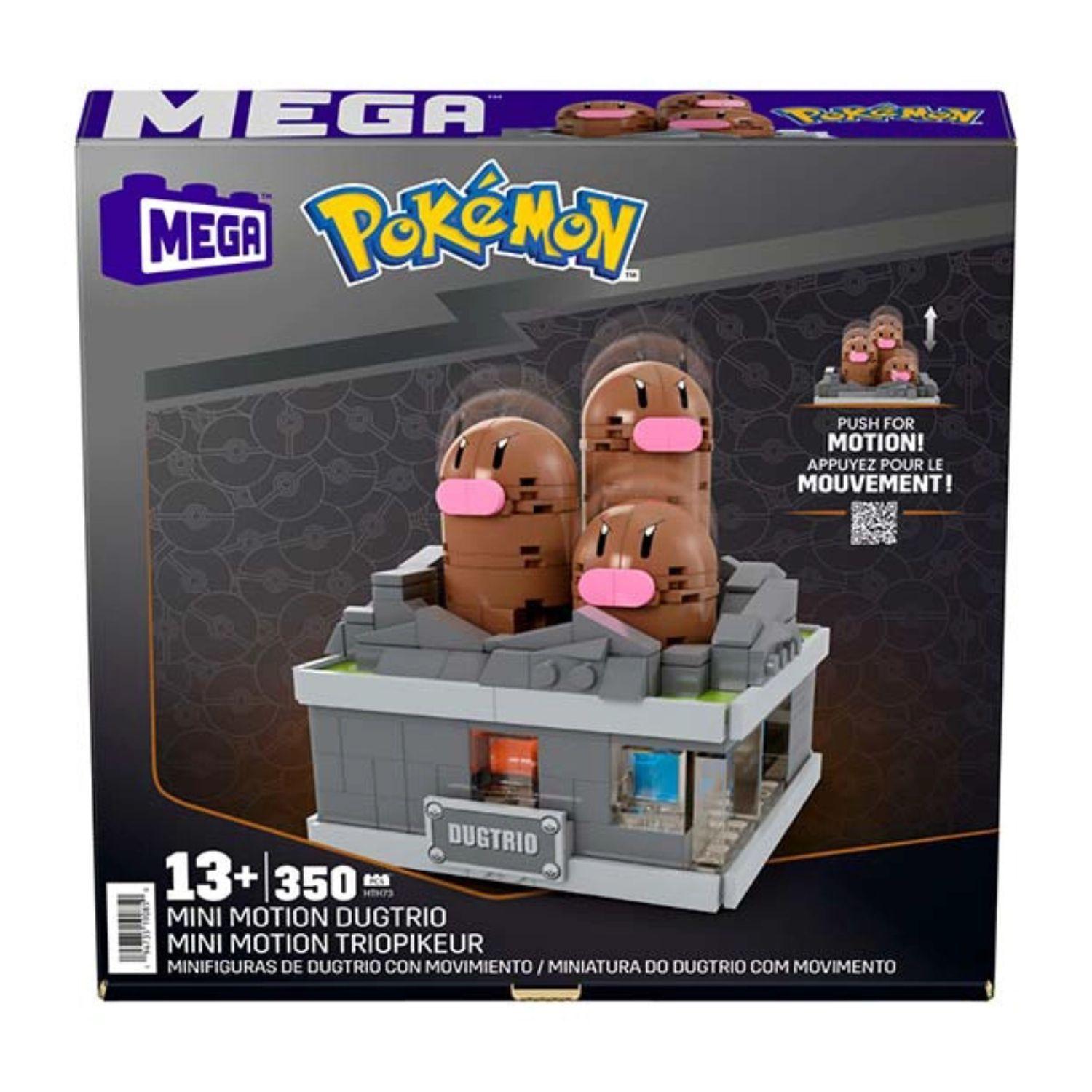 Set MEGA Pokémon Dugtrio Mini Motion 350 Piezas-4