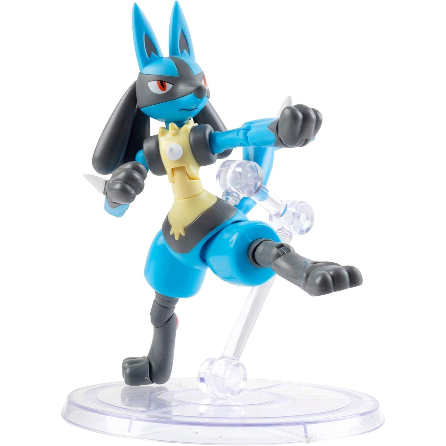 Figura Pokémon Lucario Articulada 15cm Select Series-0