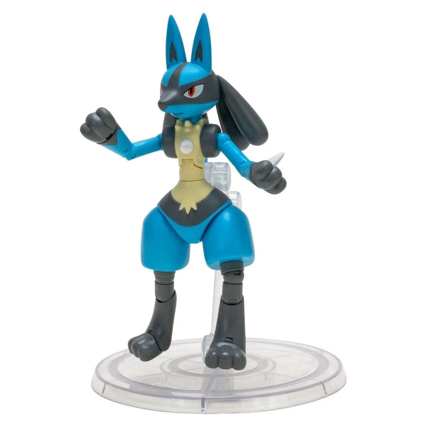 Figura Pokémon Lucario Articulada 15cm Select Series-3