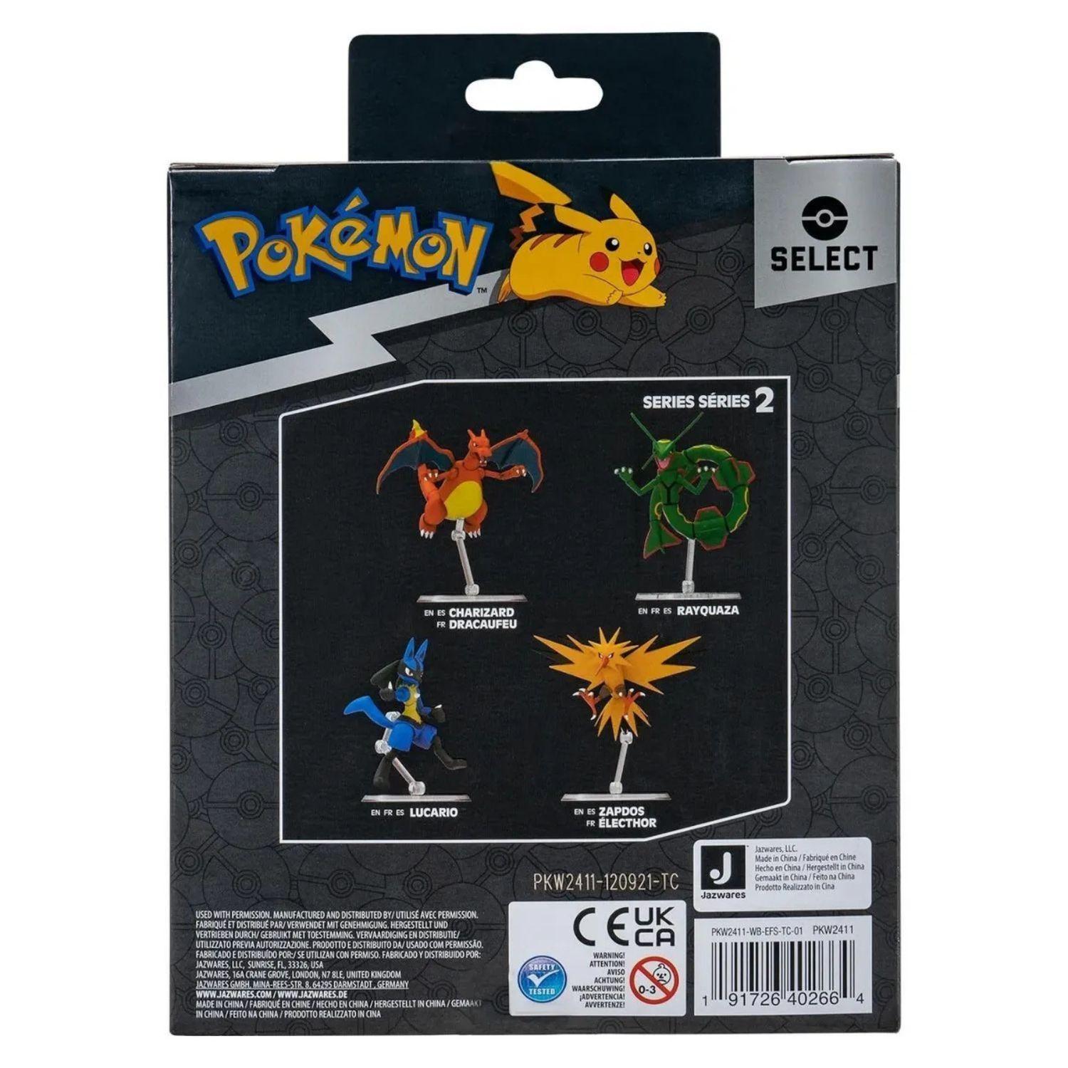 Figura Pokémon Lucario Articulada 15cm Select Series-6