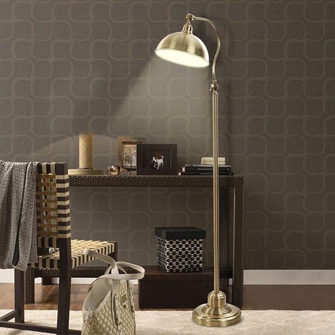 LAMPARA DE PIE BRONCE 1X60W E27-1