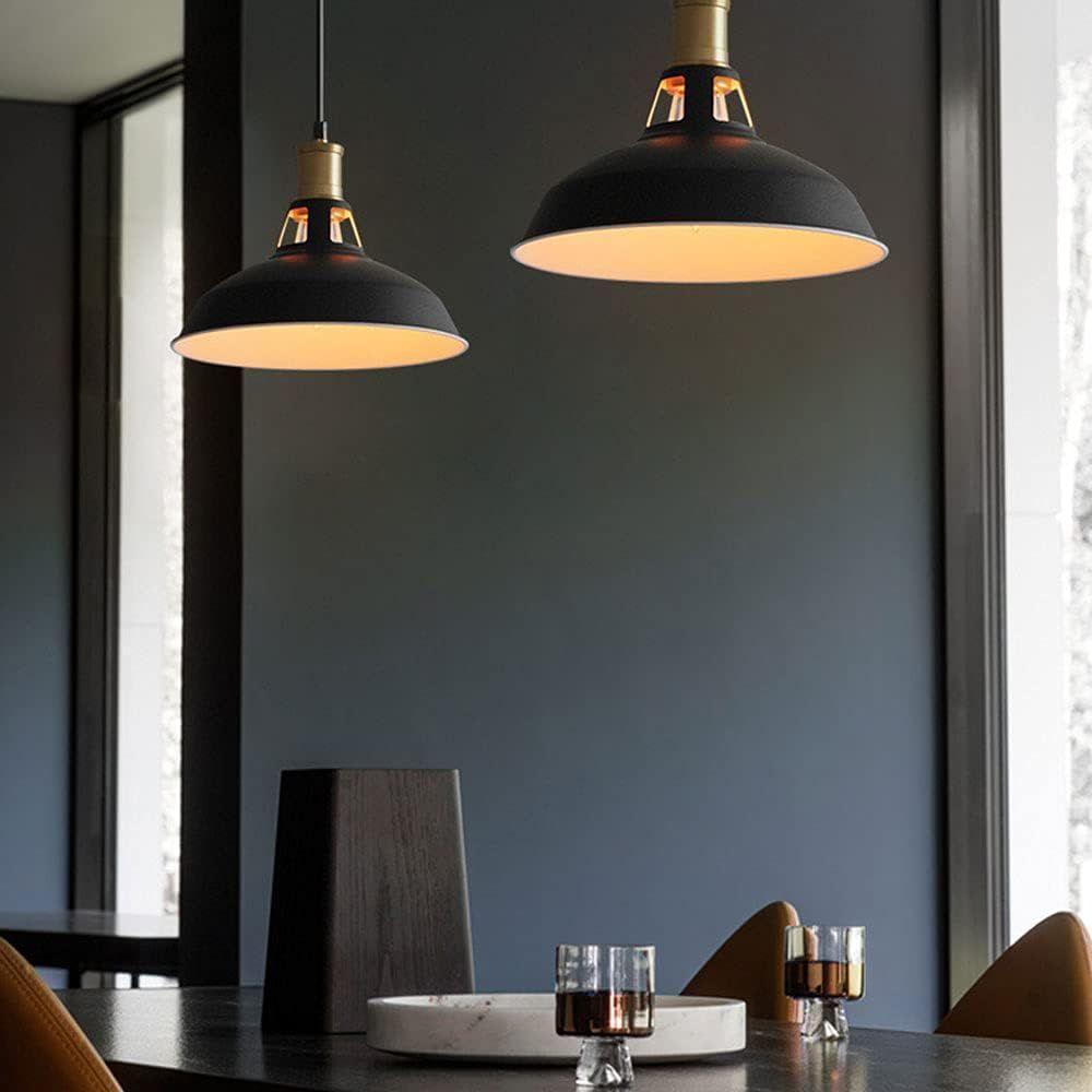 LÁMPARA COLGANTE VINTAGE NEGRA E27 1X60W-2