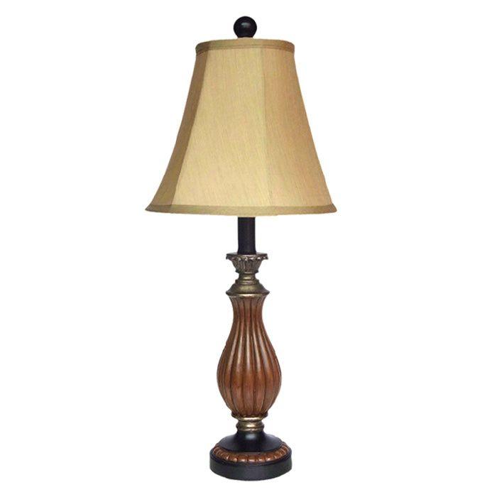 LAMPARA SOBREMESA CLASICA COBRE ENVEJECIDO E27 1X60W-0