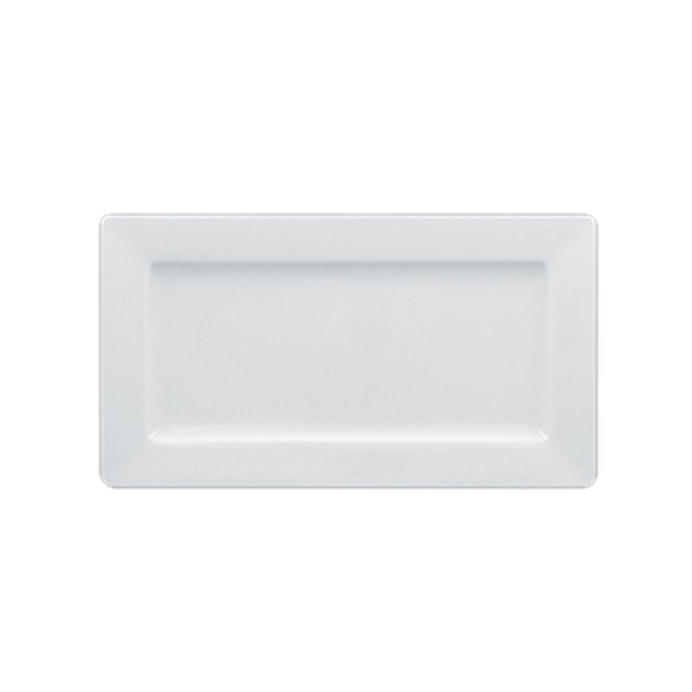 SET DE 6 PLATO RECTANGULAR PORCELANA BLANCO 29CM ACCES RAK-0