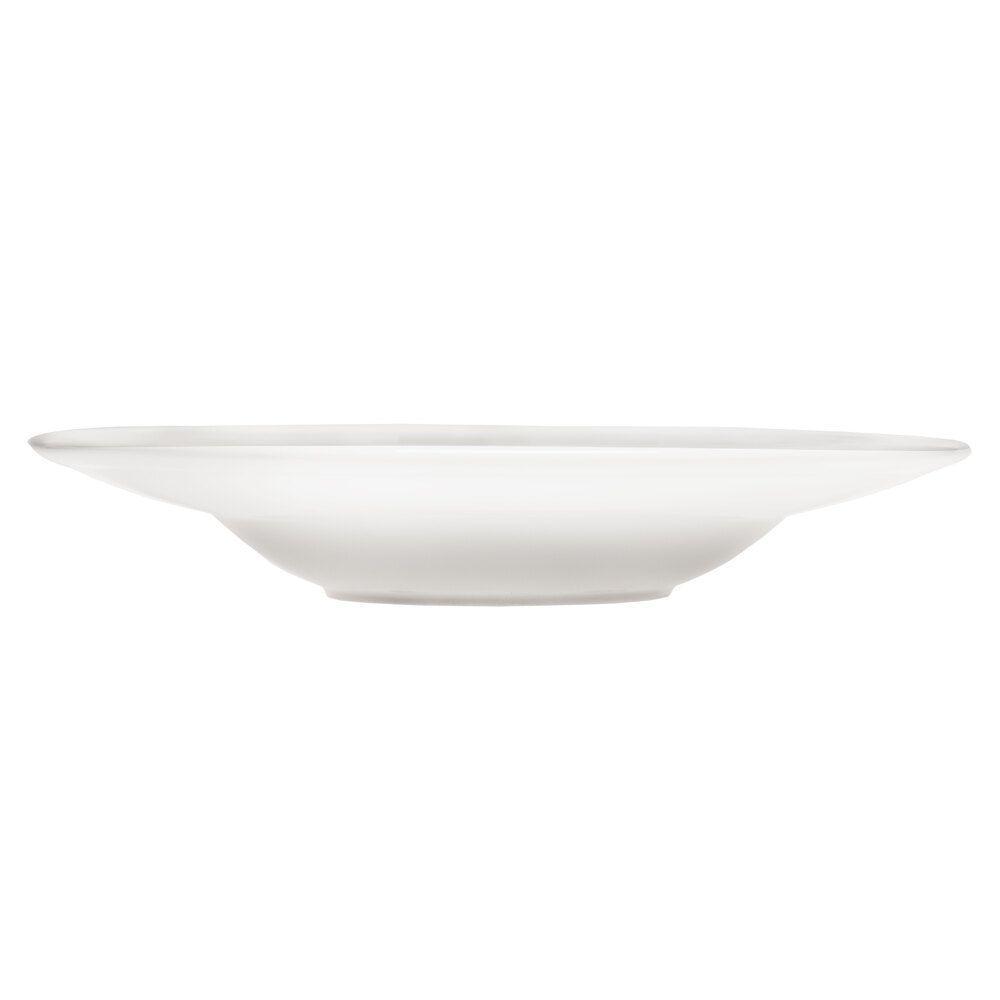 SET DE 12 PLATOS HONDO DE PORCELANA BLANCOS 28CM STAR ROUND-2