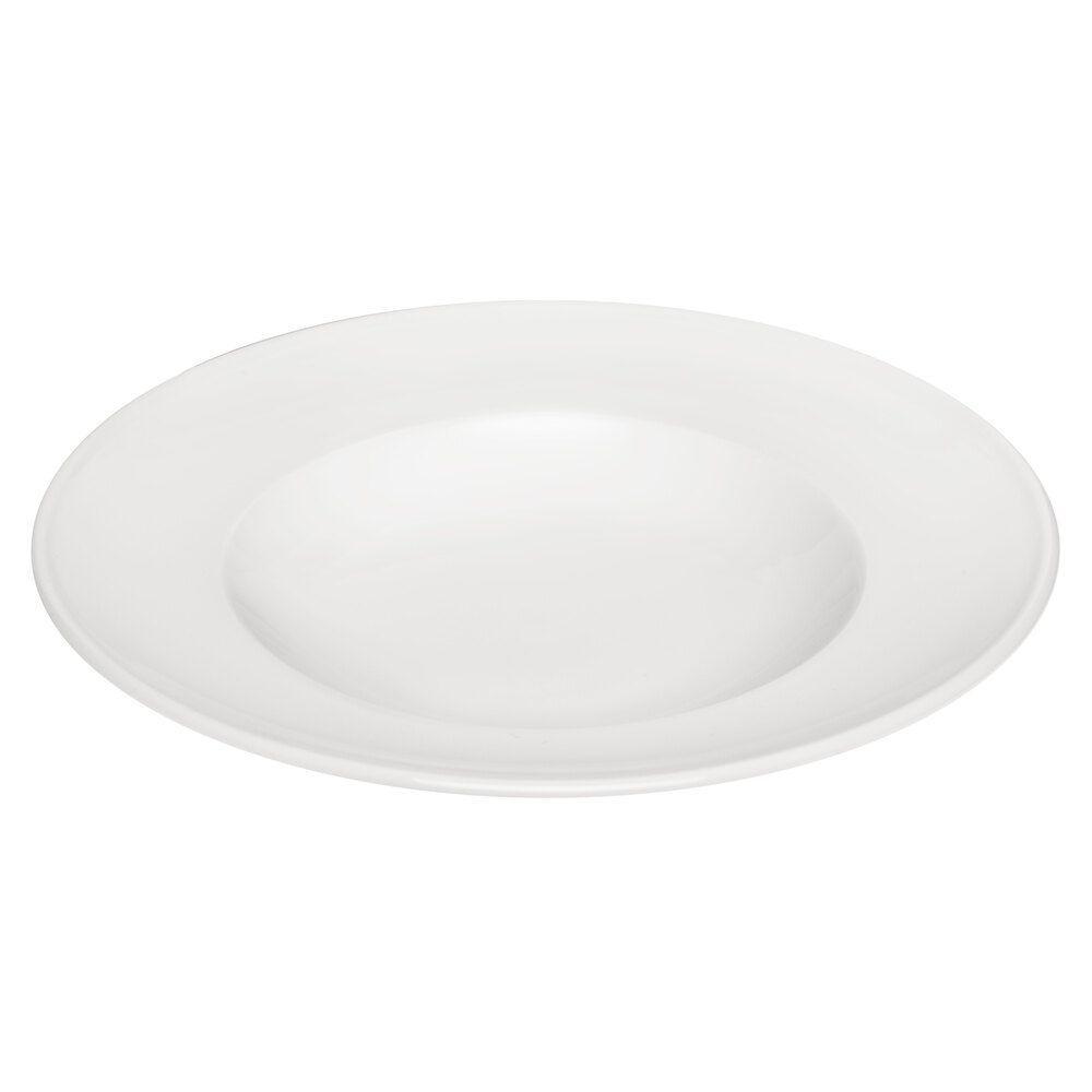  Azafate Ovalado De Porcelana Blanco 30cm Star Round-1
