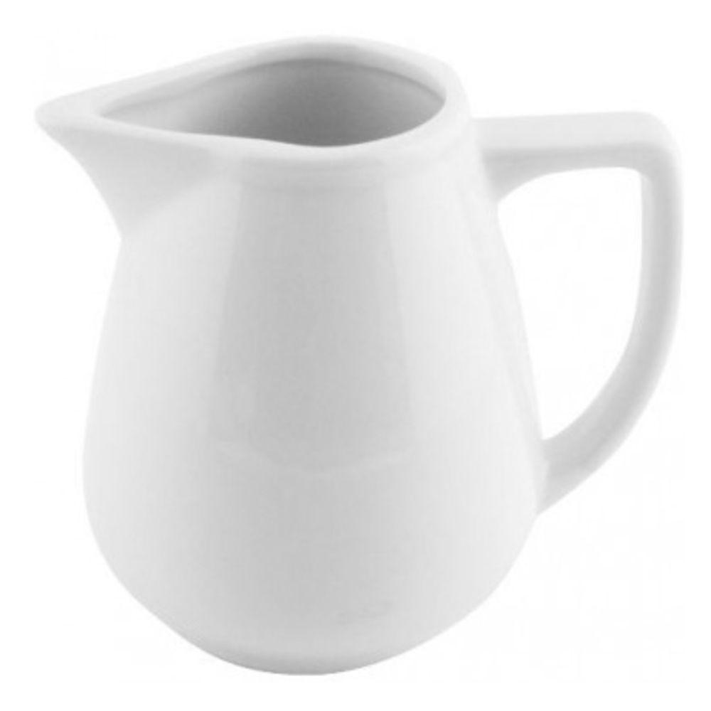 SET DE 6 LECHEROSS CON ASA DE PORCELANA BLANCOS 50CC STAR ROUND-0