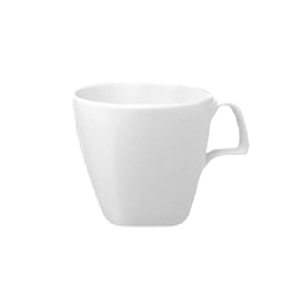  Taza Te De Porcelana Blanco Cuadrada 220cc Star Round-0