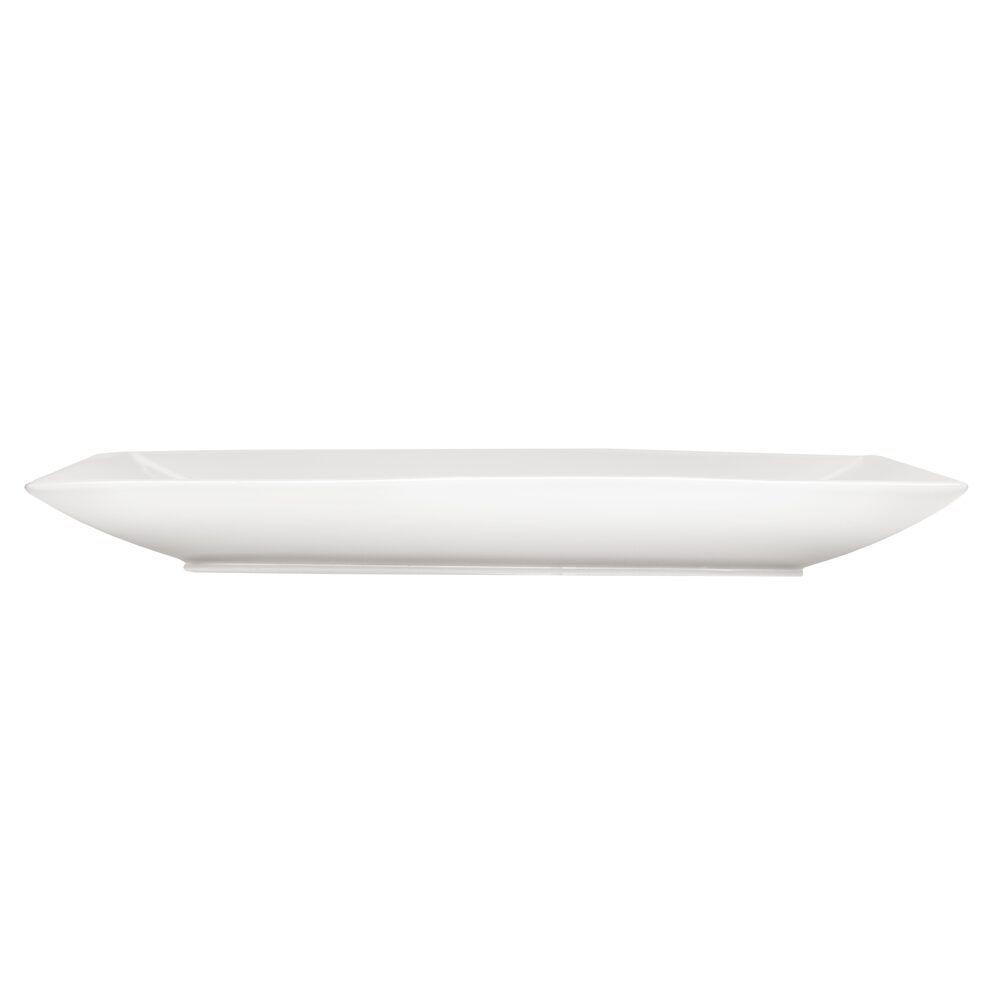 SET DE 12 PLATOS BAJOS CUADRADOS BLANCOS 27 CM STAR-2