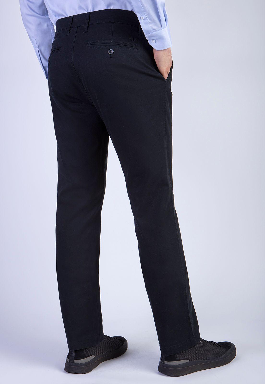 Pantalón L/31 Twill Without Pleats Black-1