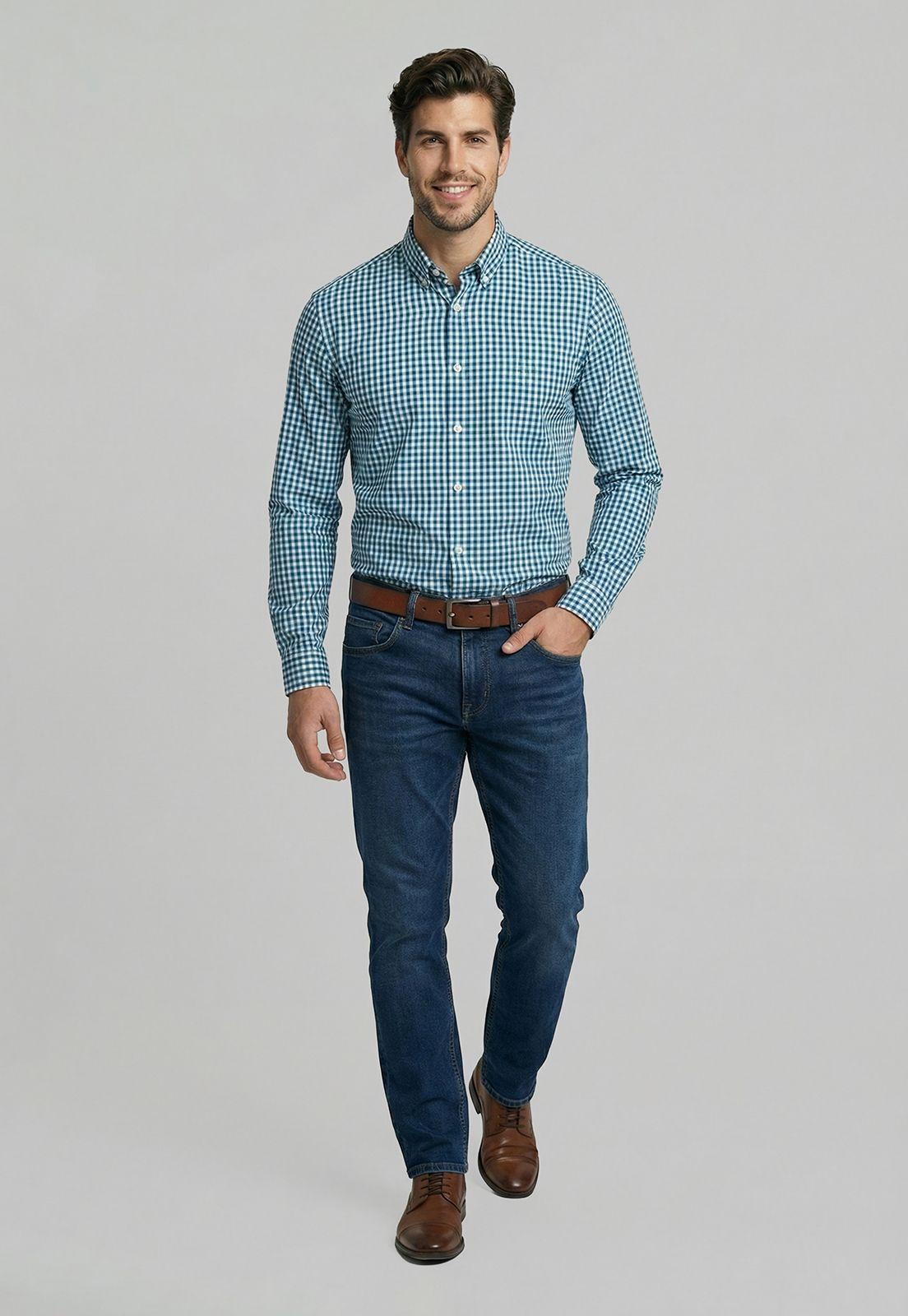 Camisa Oakland Blue-4