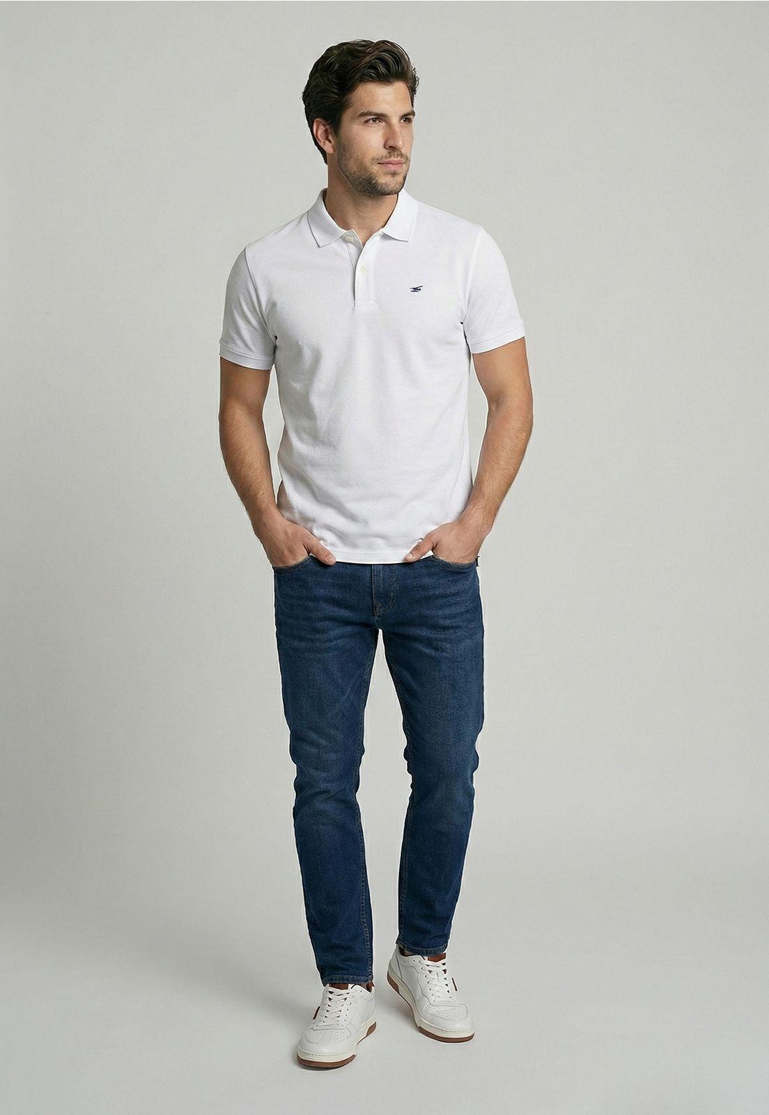 Polera White Básica Pique-1