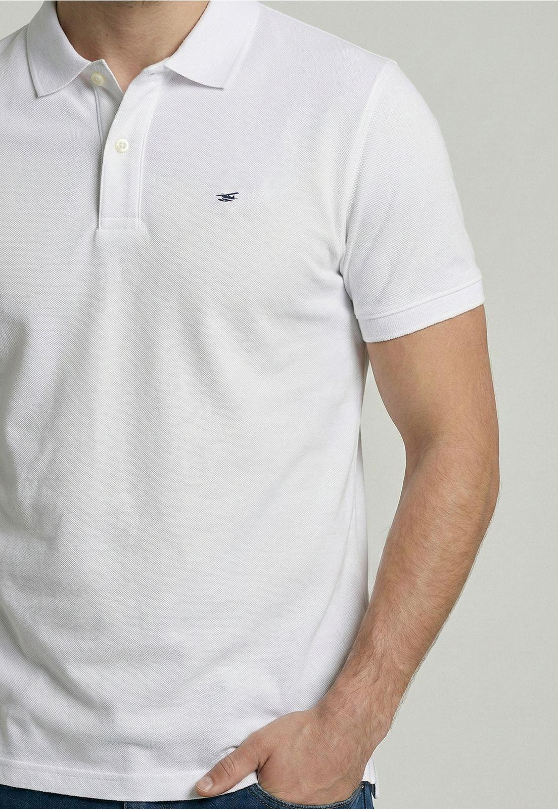 Polera White Básica Pique-2