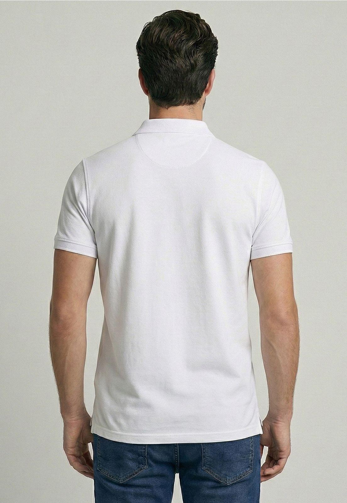 Polera White Básica Pique-3