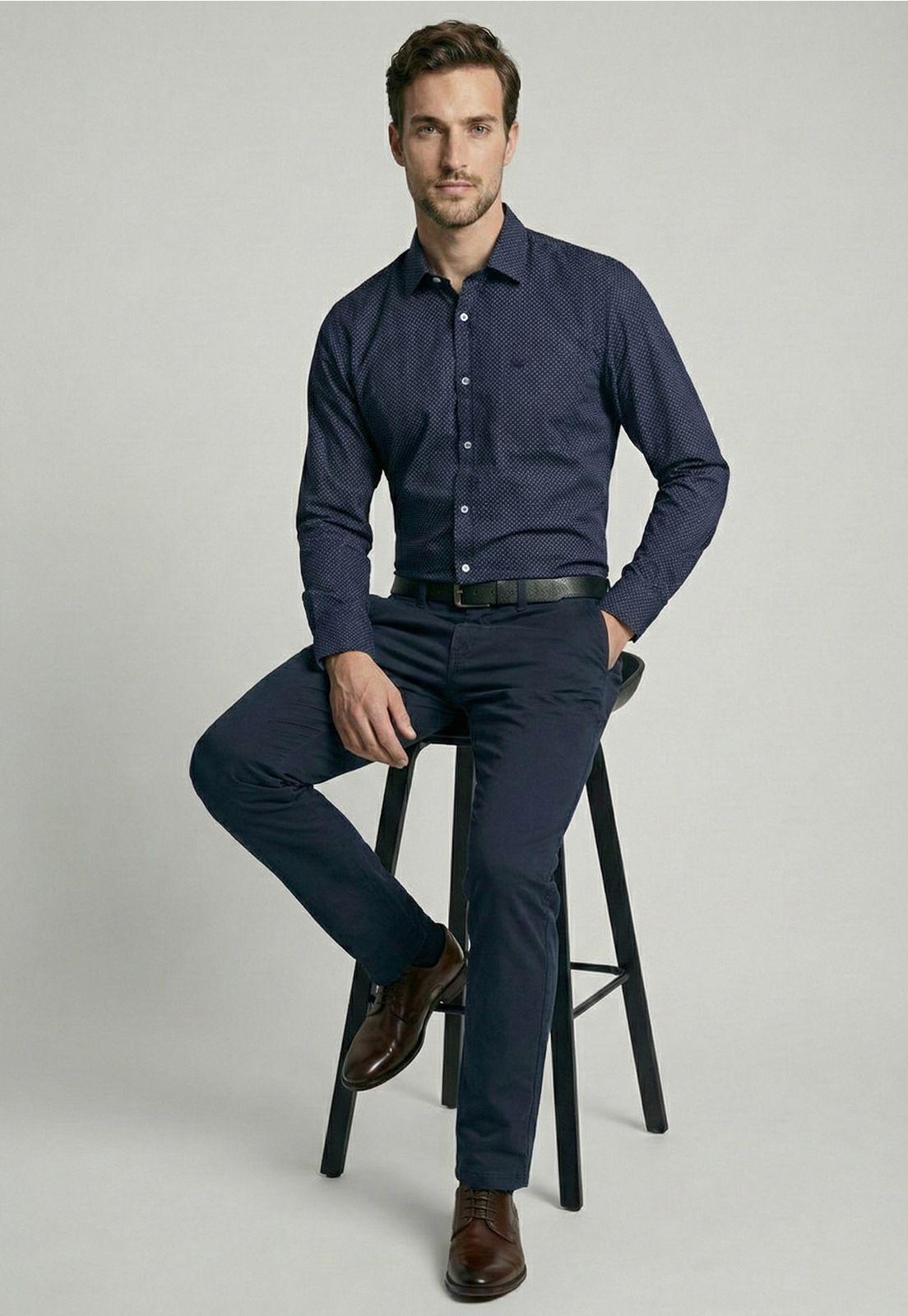 Camisa Berkeley Navy-4