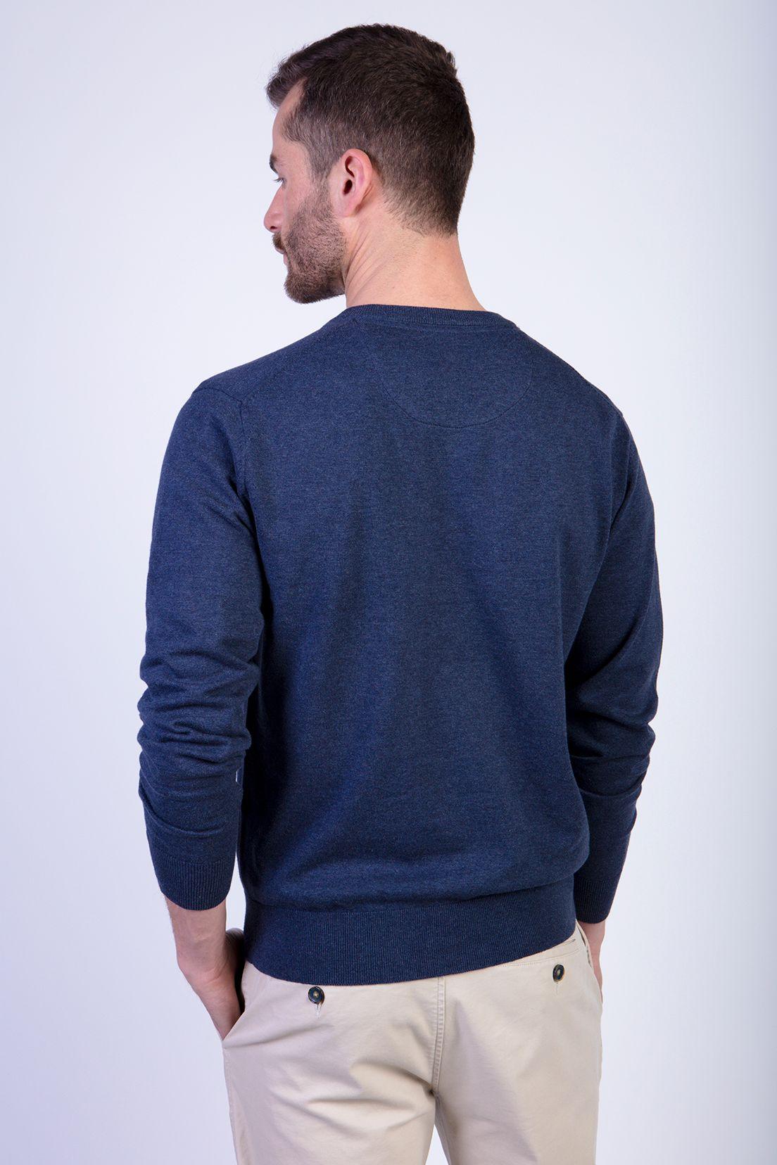 SWEATER ANGERS NAVY MELANGE-1