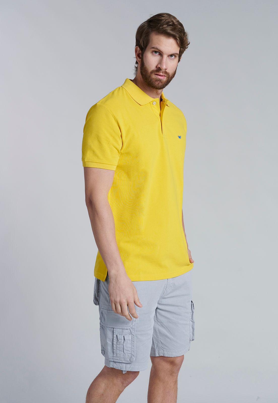 Polera Basica Pique Yellow-0