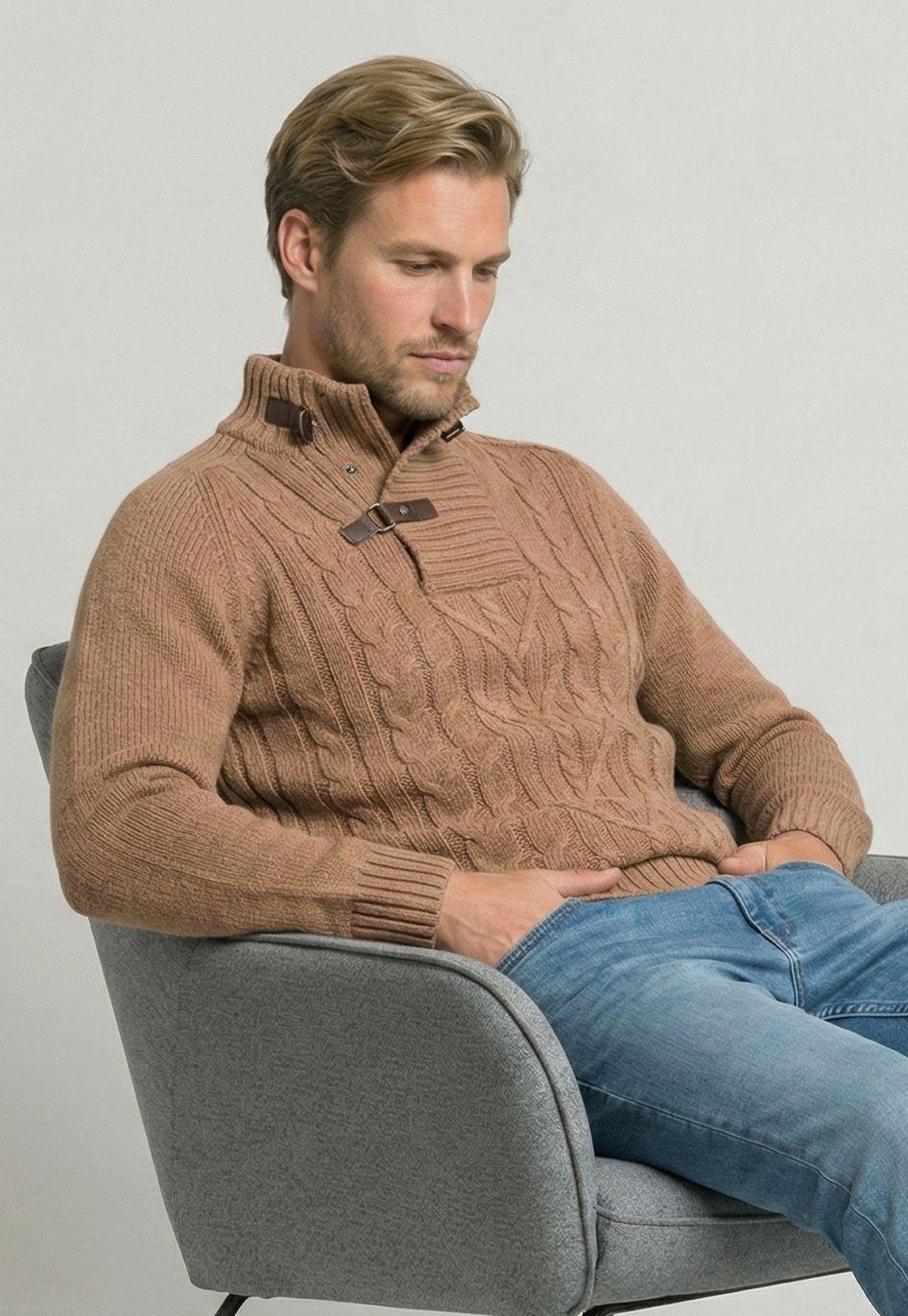 Sweater Asti Camel Melange-4