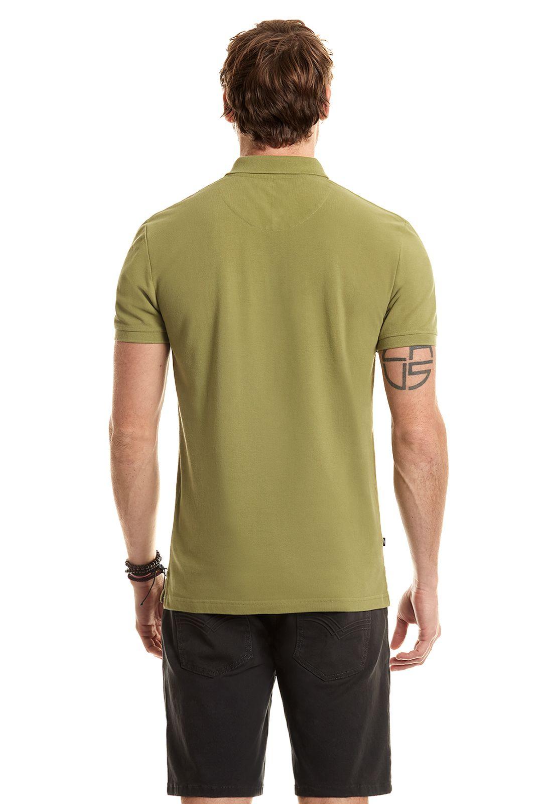 Polera Polo Básica Military-3