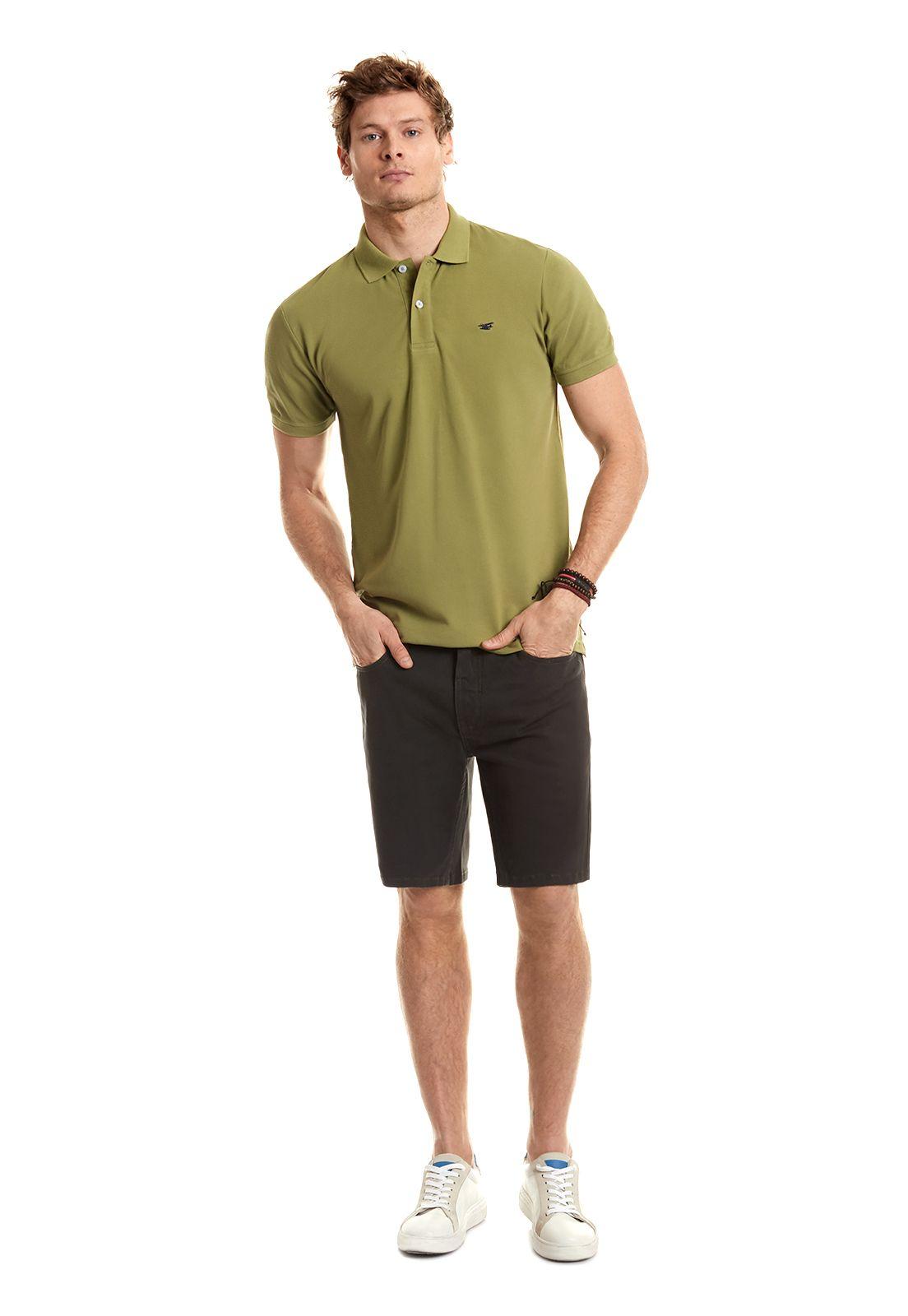 Polera Polo Básica Military-1
