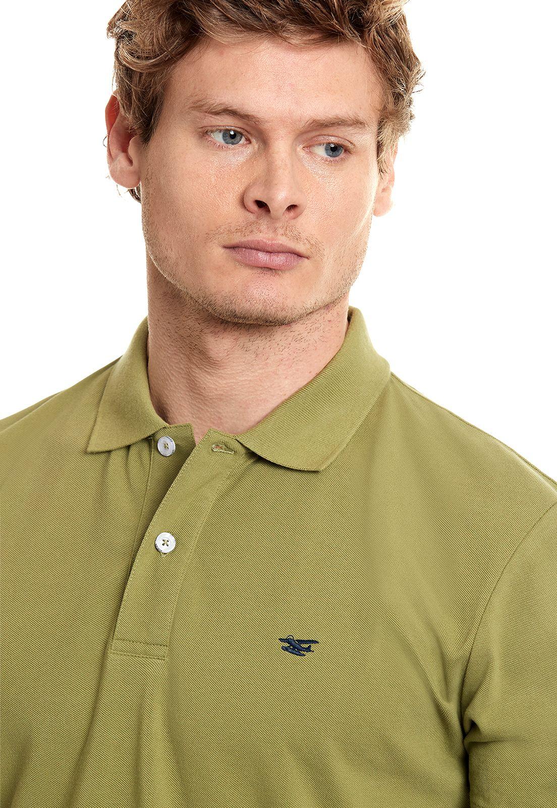 Polera Polo Básica Military-2
