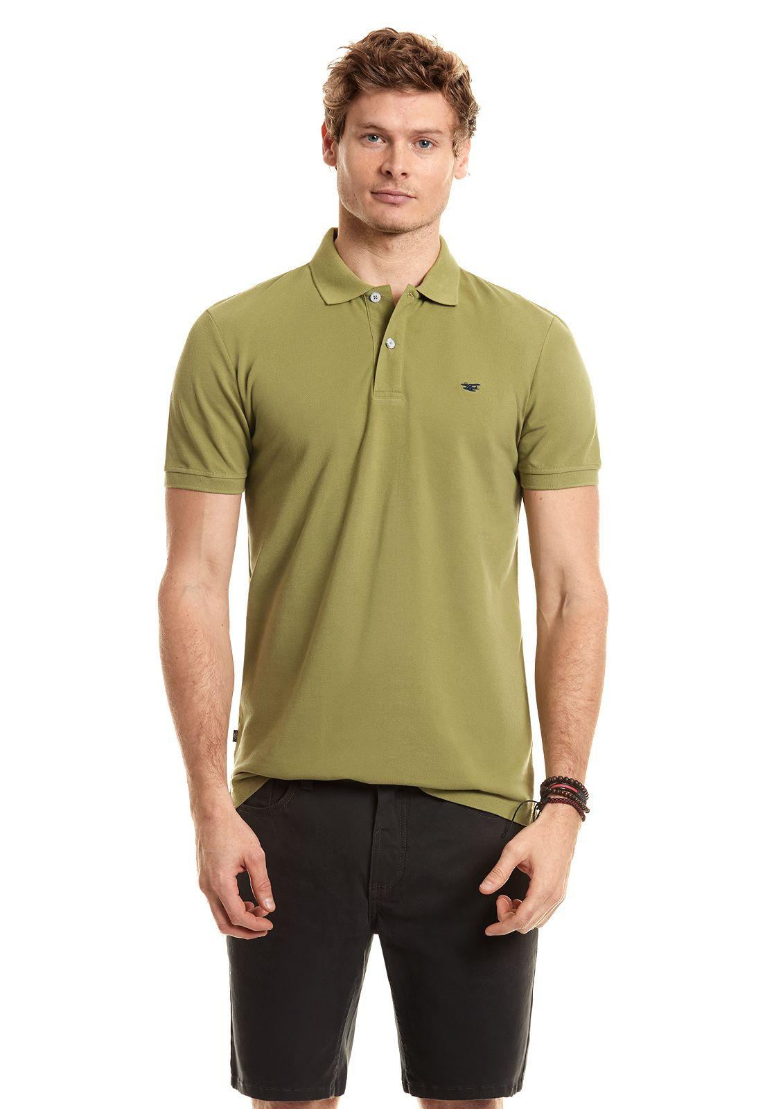 Polera Polo Básica Military-0