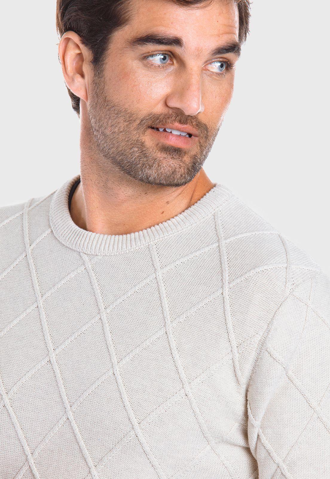 SWEATER FLORIDA ECRU MELANGE-3