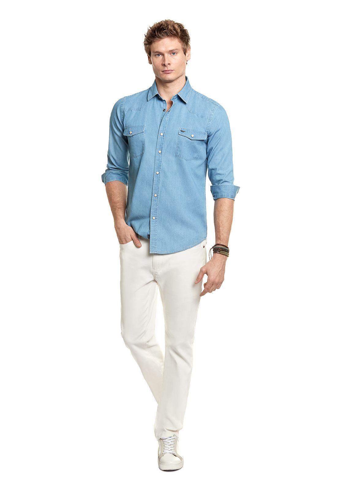 Camisa Denim Memphis Fj Blue-1