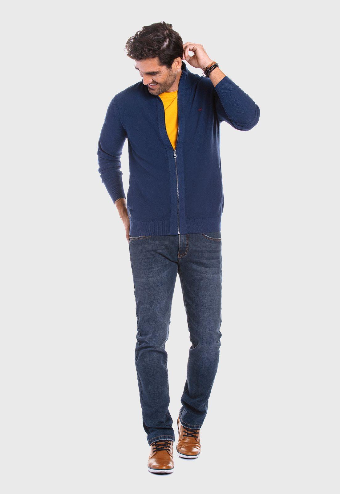 SWEATER INDIANA NAVY MELANGE-1