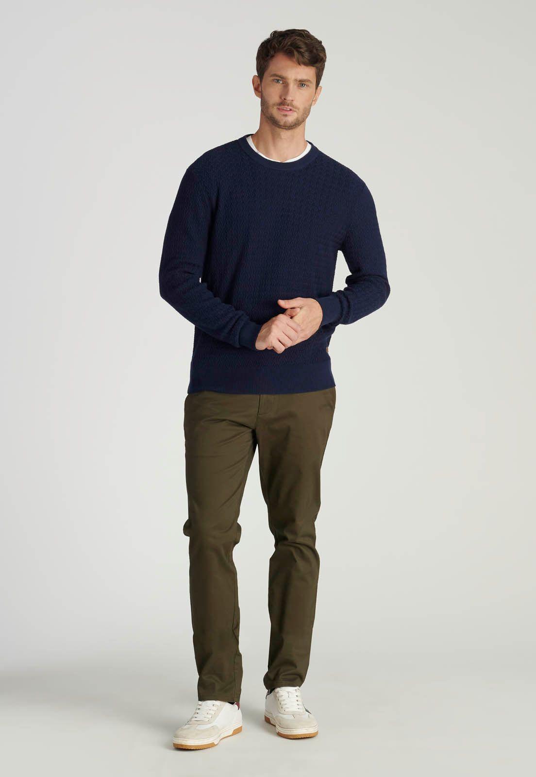 Sweater Leon Heritage Navy-1