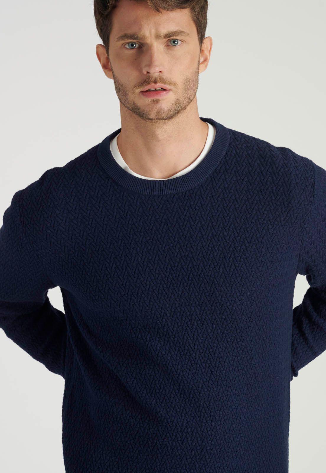Sweater Leon Heritage Navy-2