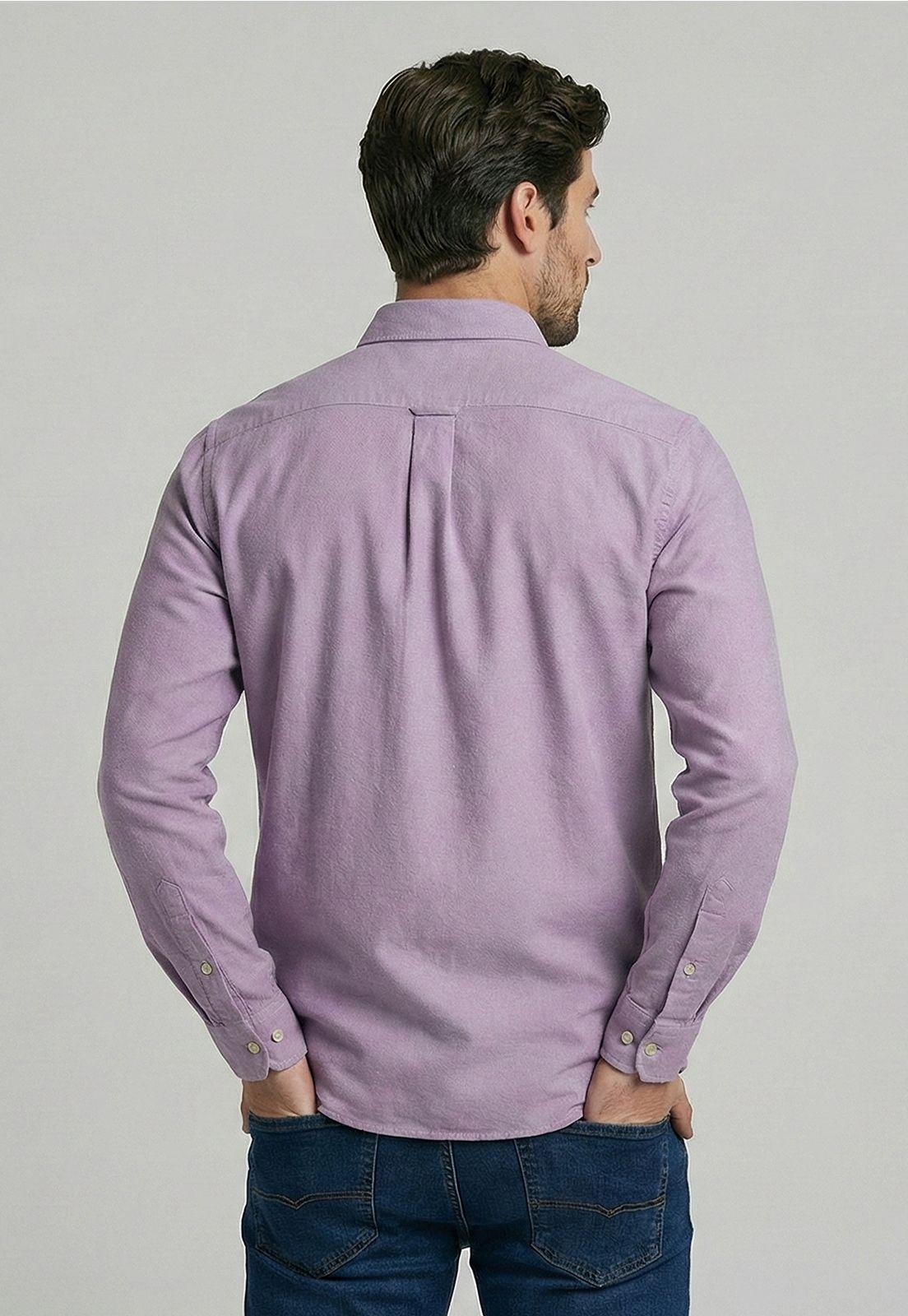 Camisa Oxford Sport Violet-3